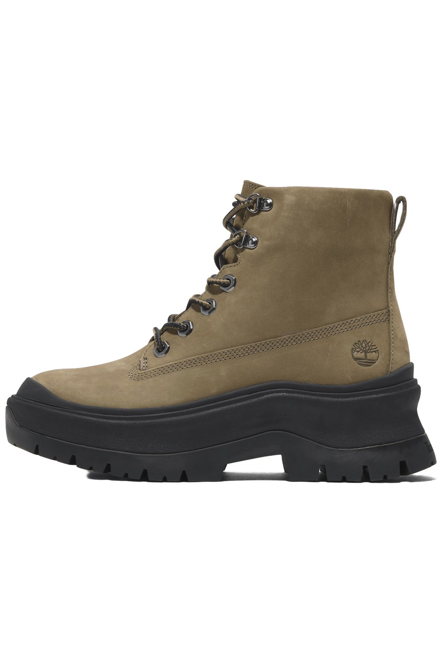ROXIE LANE MID LACE UP BOOT OLIVE NUBUCK 2