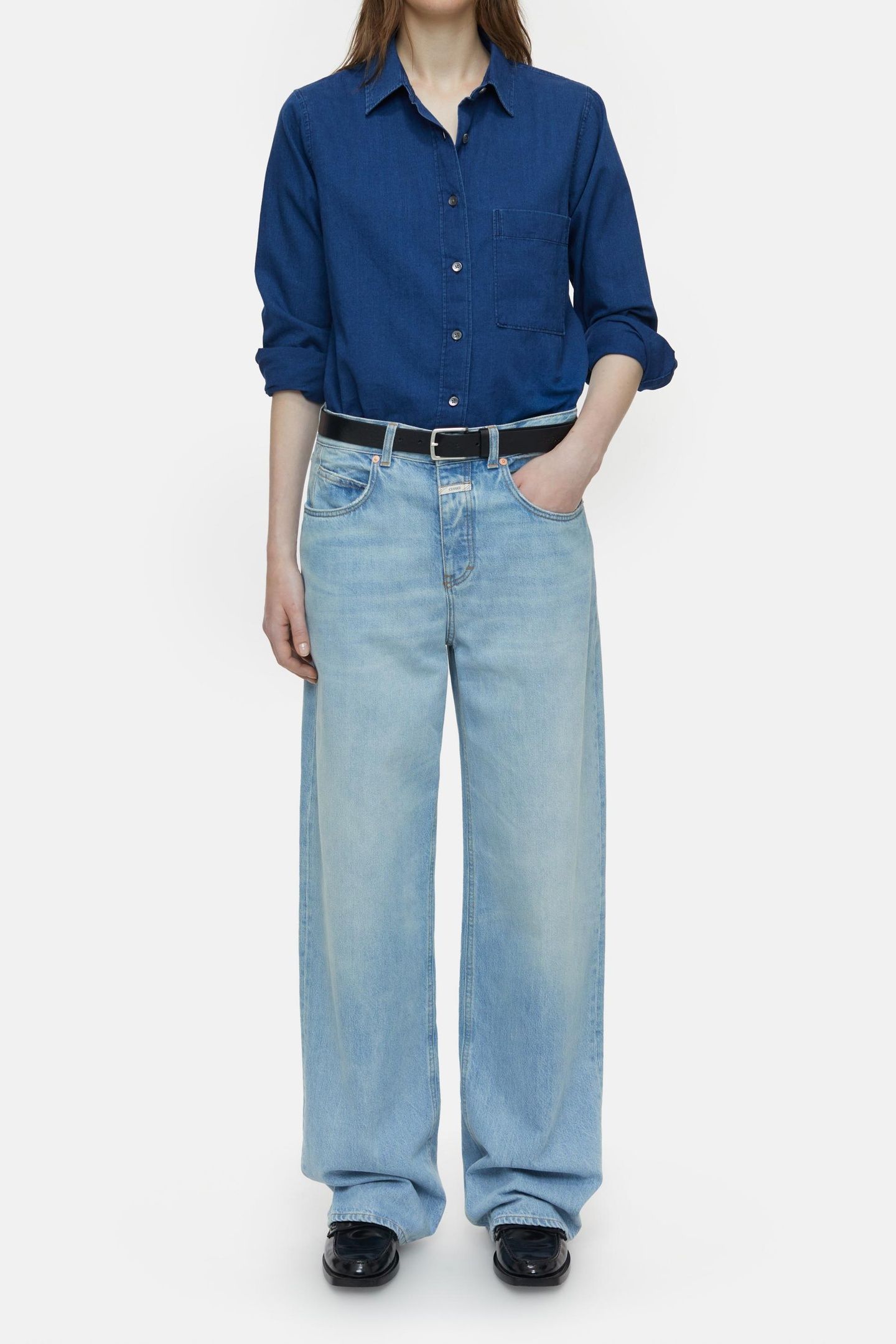 BOYFRIEND SHIRT DARK BLUE 1