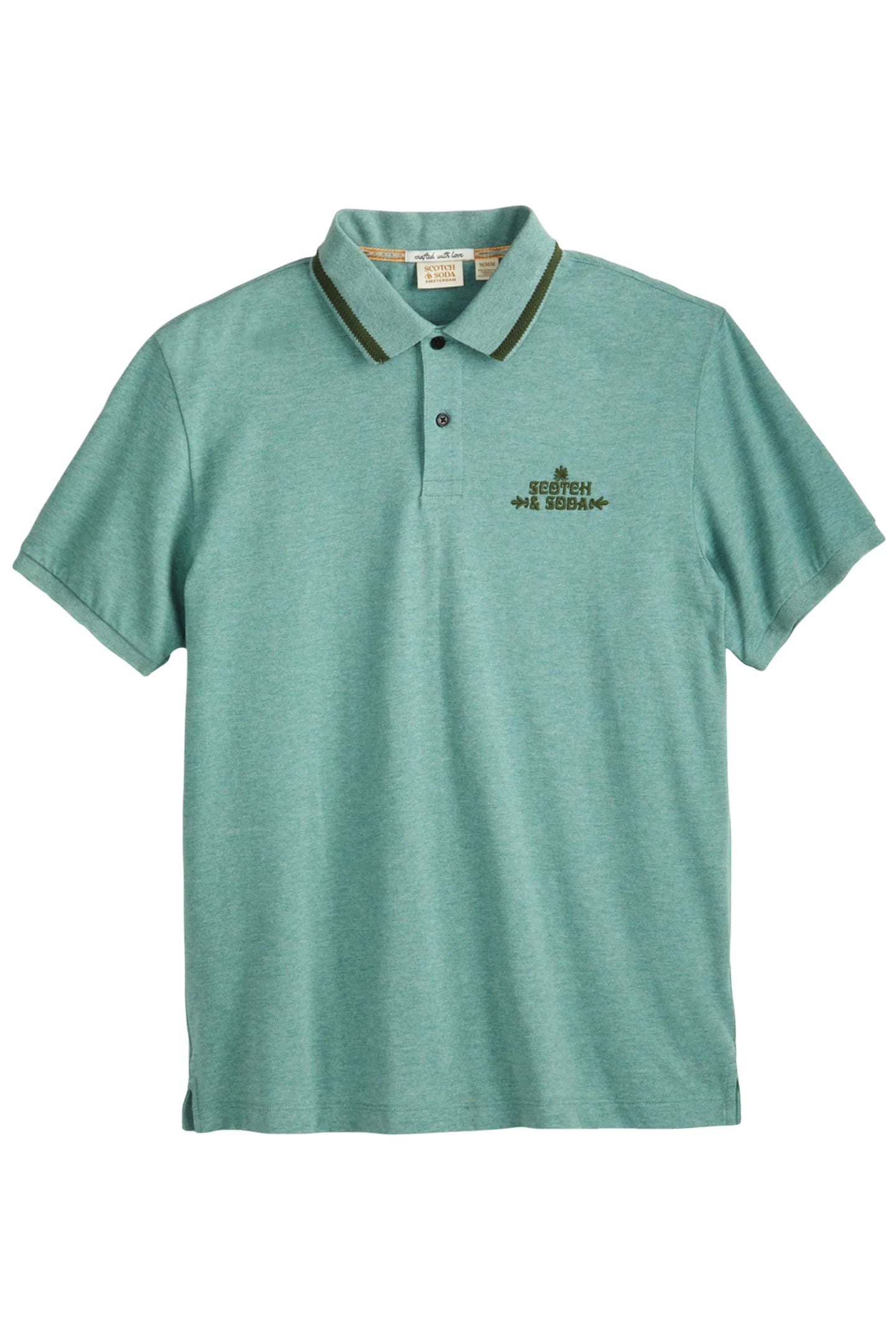 PIQUE SS POLO THYME HTHR 1