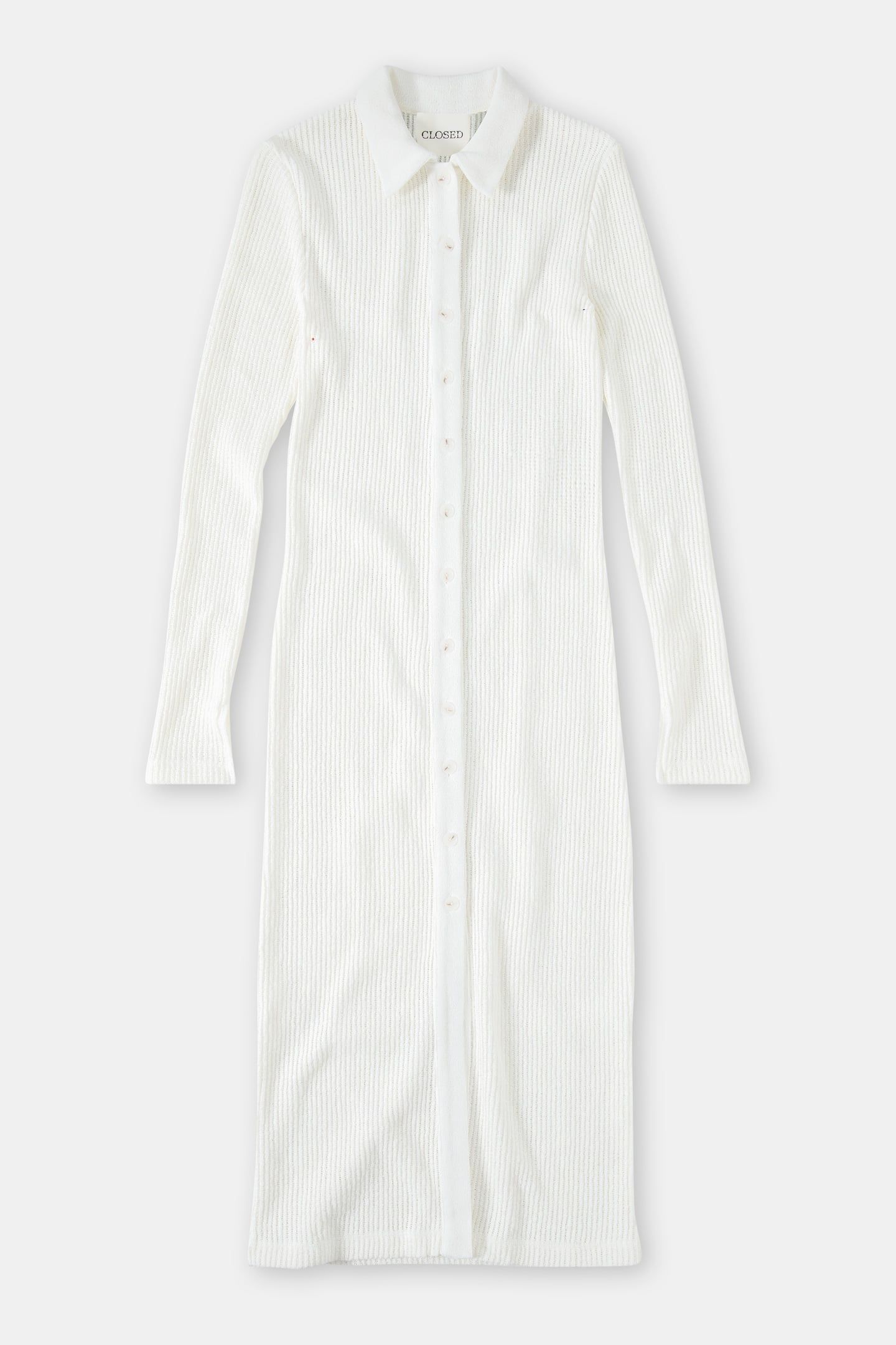 LONG SLEEVE DRESS IVORY 7