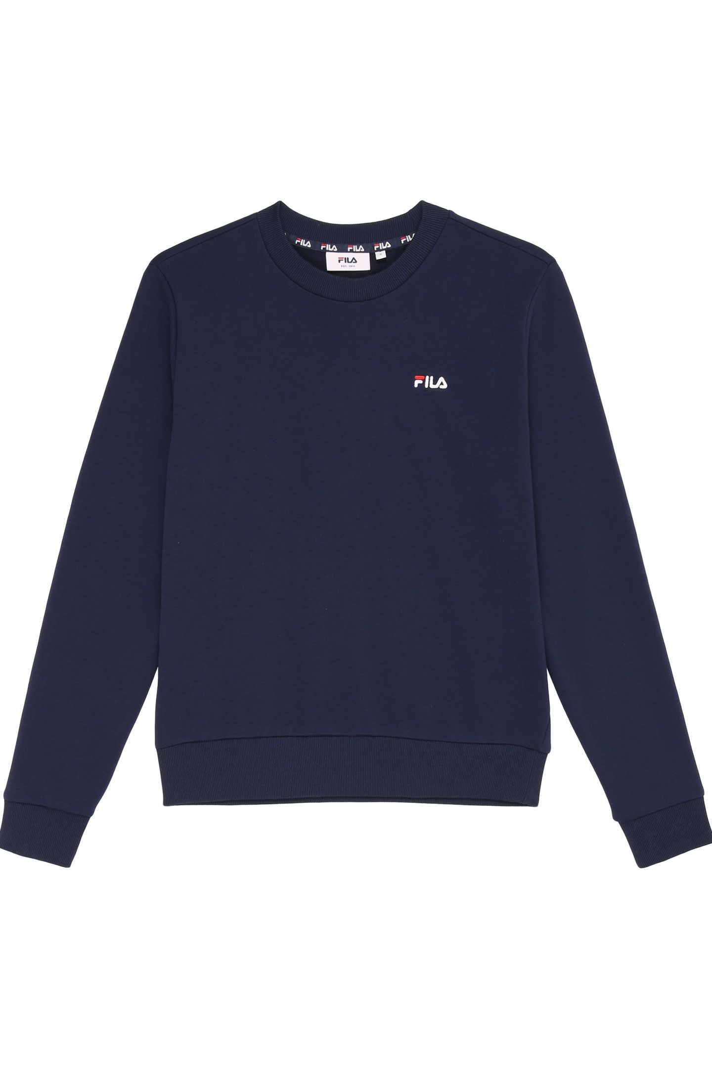 ZDUNA LOGO CREW SWEAT BLACK IRIS 1
