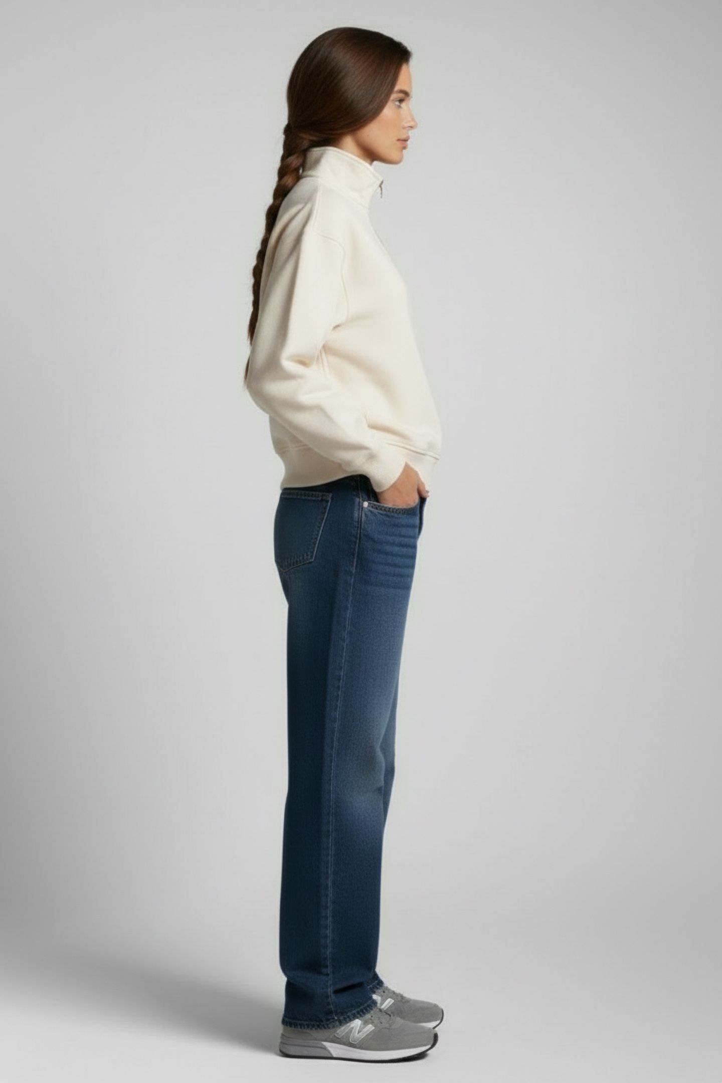 OSAKAALF SWEATSHIRT CREAMY WHITE 3