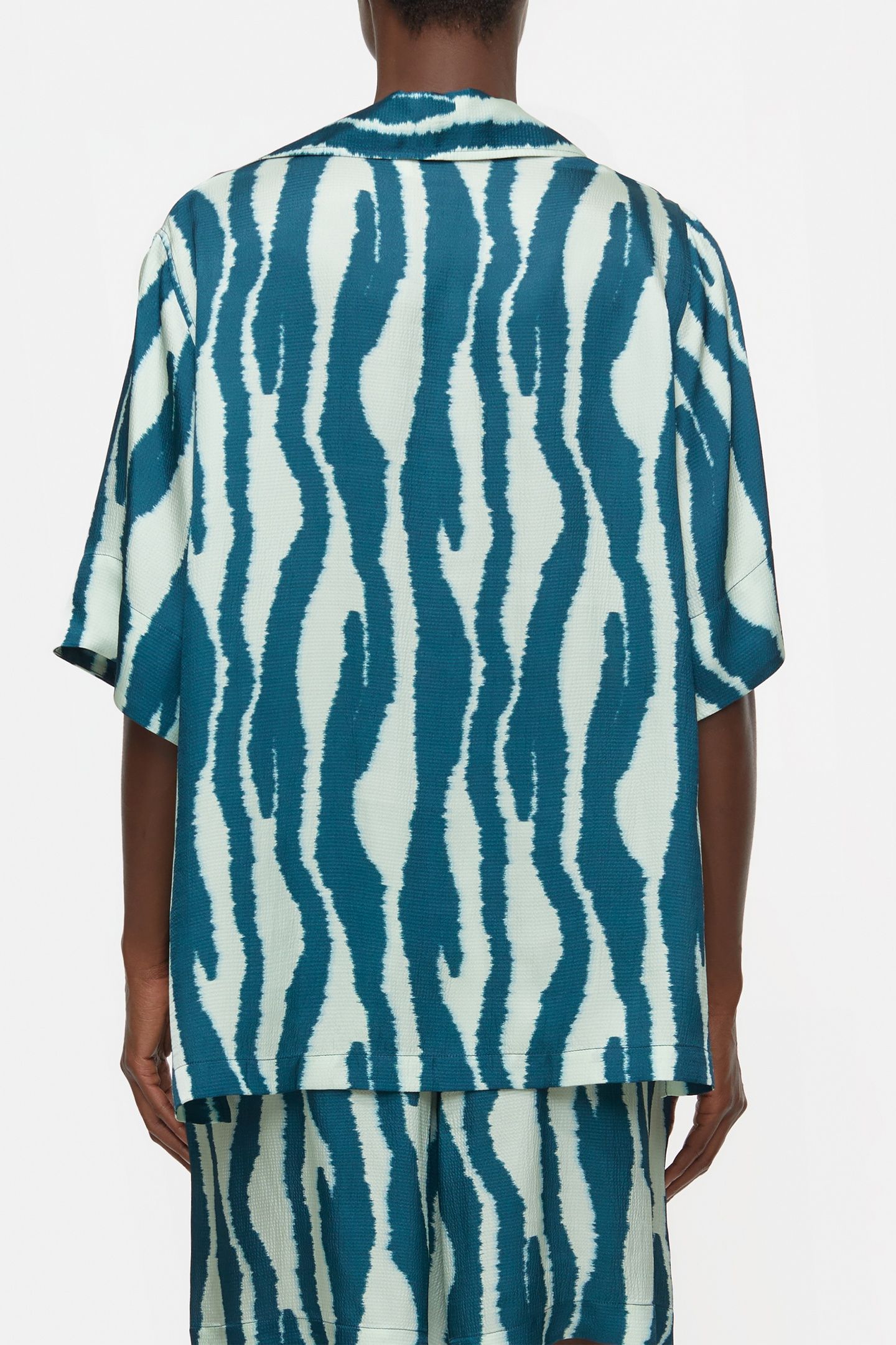 SHORT SLEEVE TUNIC SHIRTS & BLOUSES MIDNIGHT LAKE 4
