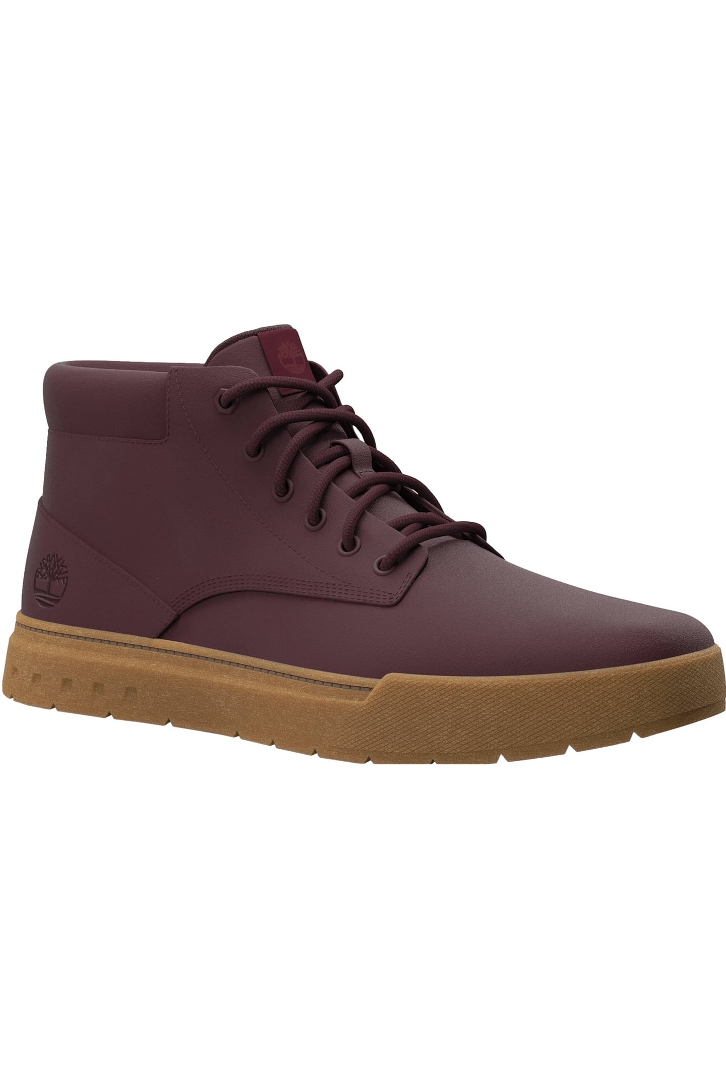 MAPLE GROVE MID LACE UP SNEAKER BURGUNDY 1