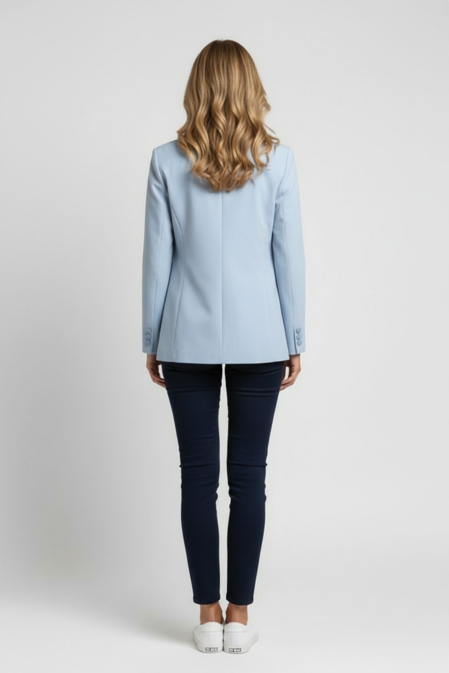 GUESS ECO SOLENE FLUID BLAZER CORONADO BLUE 3