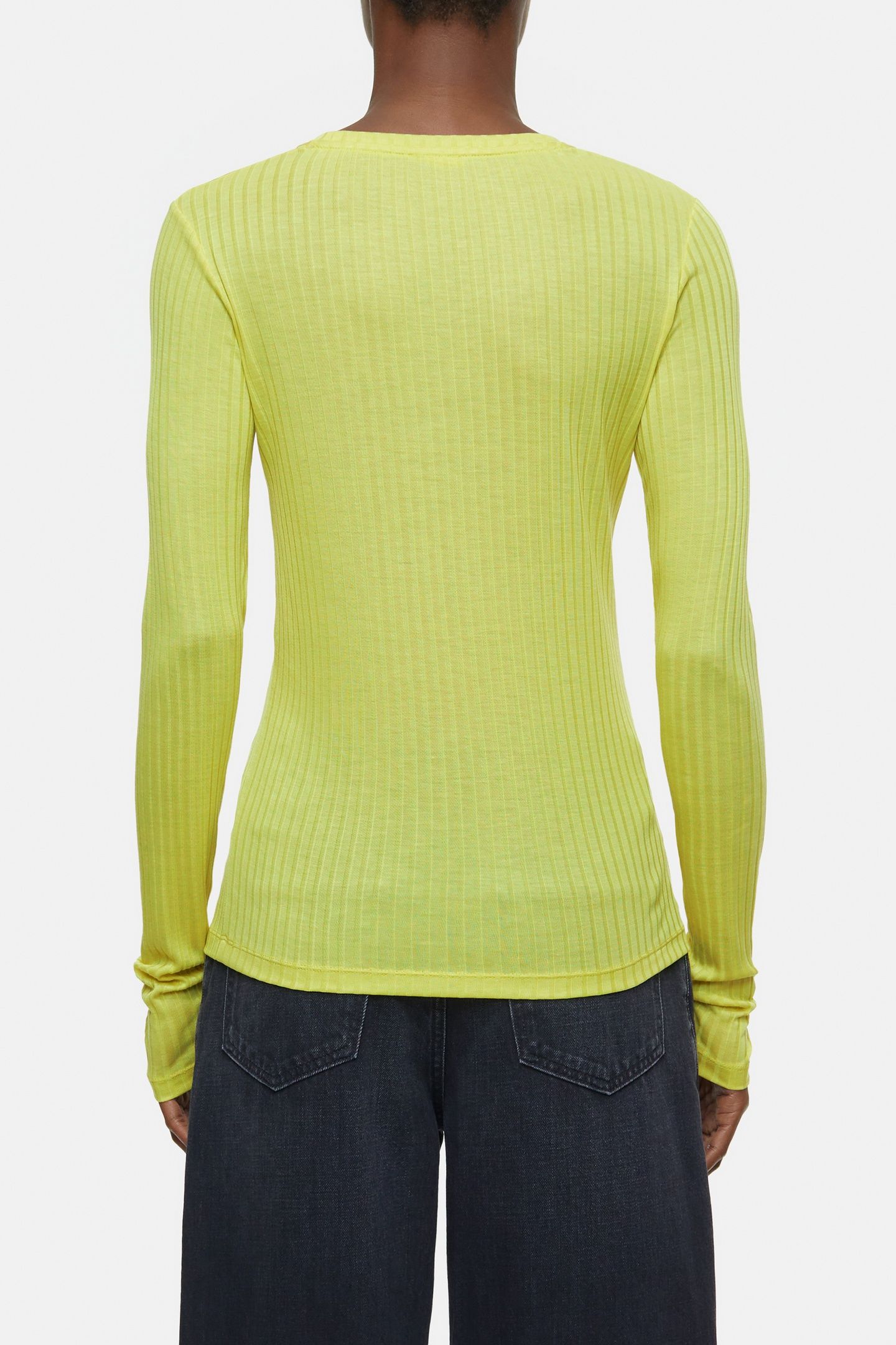 CREWNECK LONGSLEEVE T-SHIRTS PRIMARY YELLOW 3