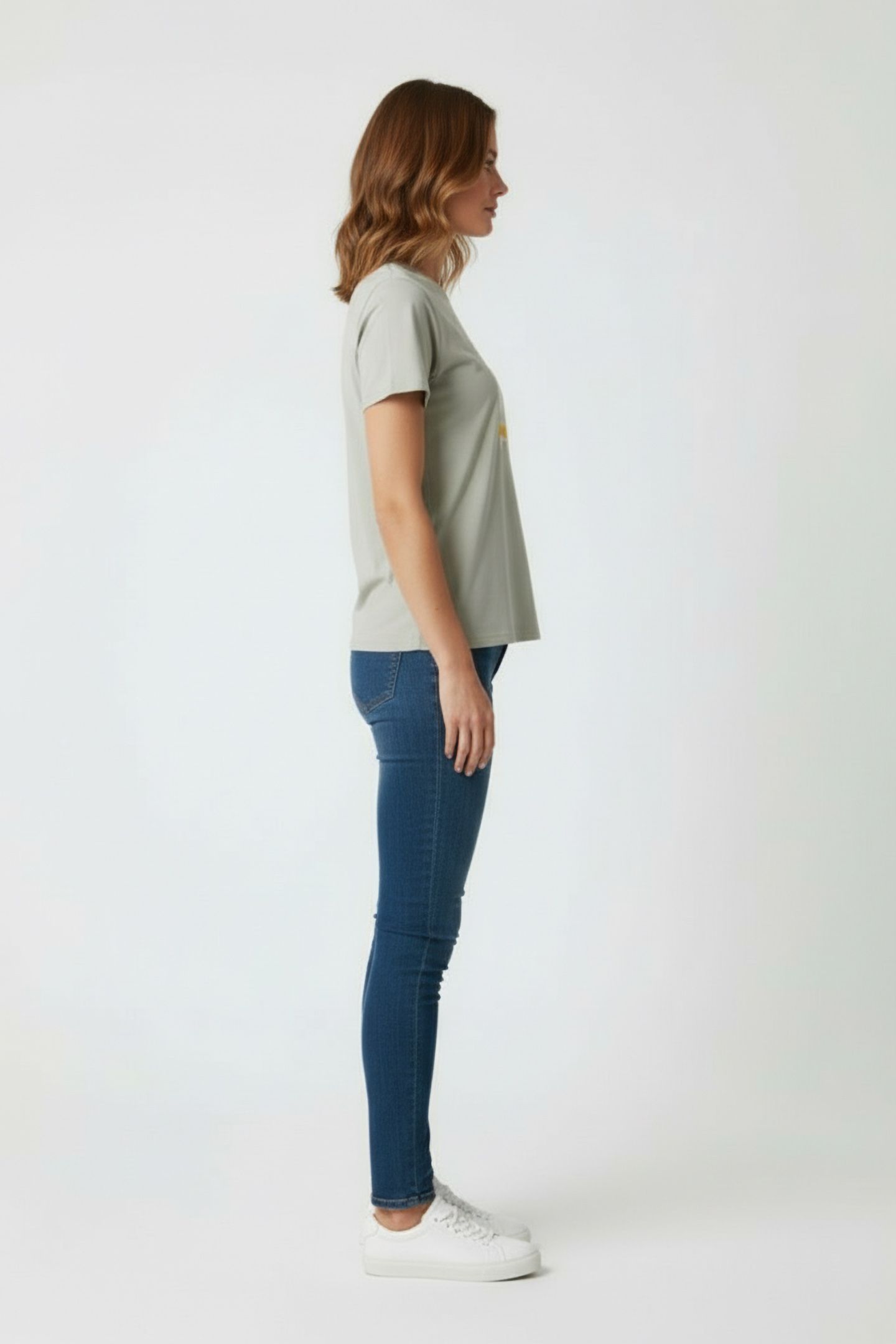 UNDERLINEDALF T-SHIRT LIGHT MOSS 3