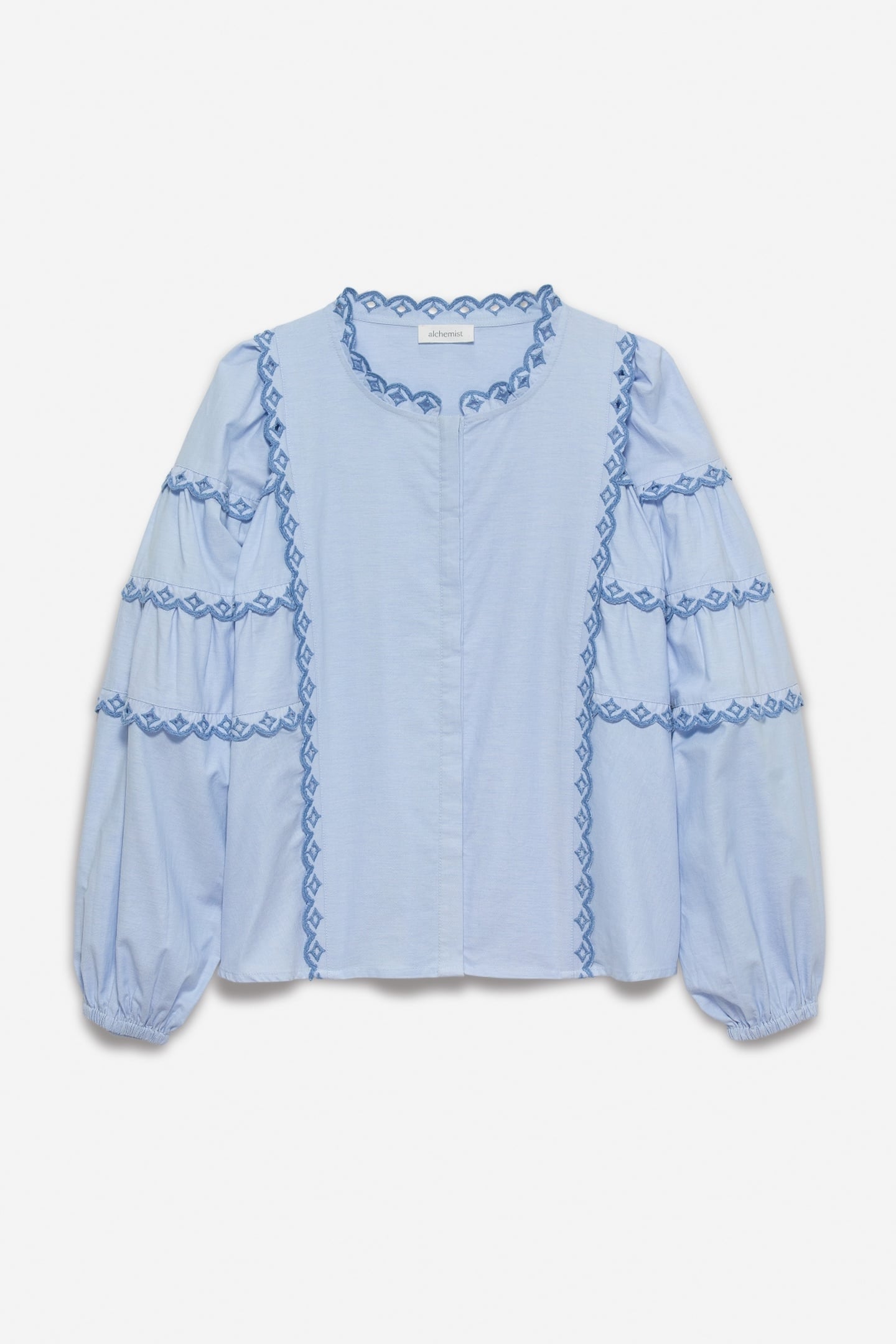 MILLY BLOUSE SKY BLUE 4