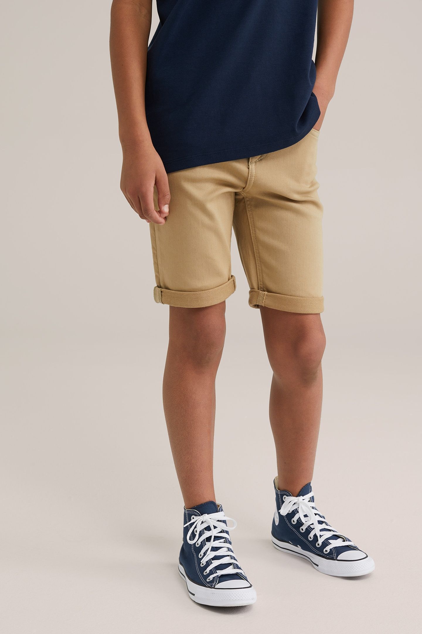 5-POCKET MID WAIST BEIGE 8