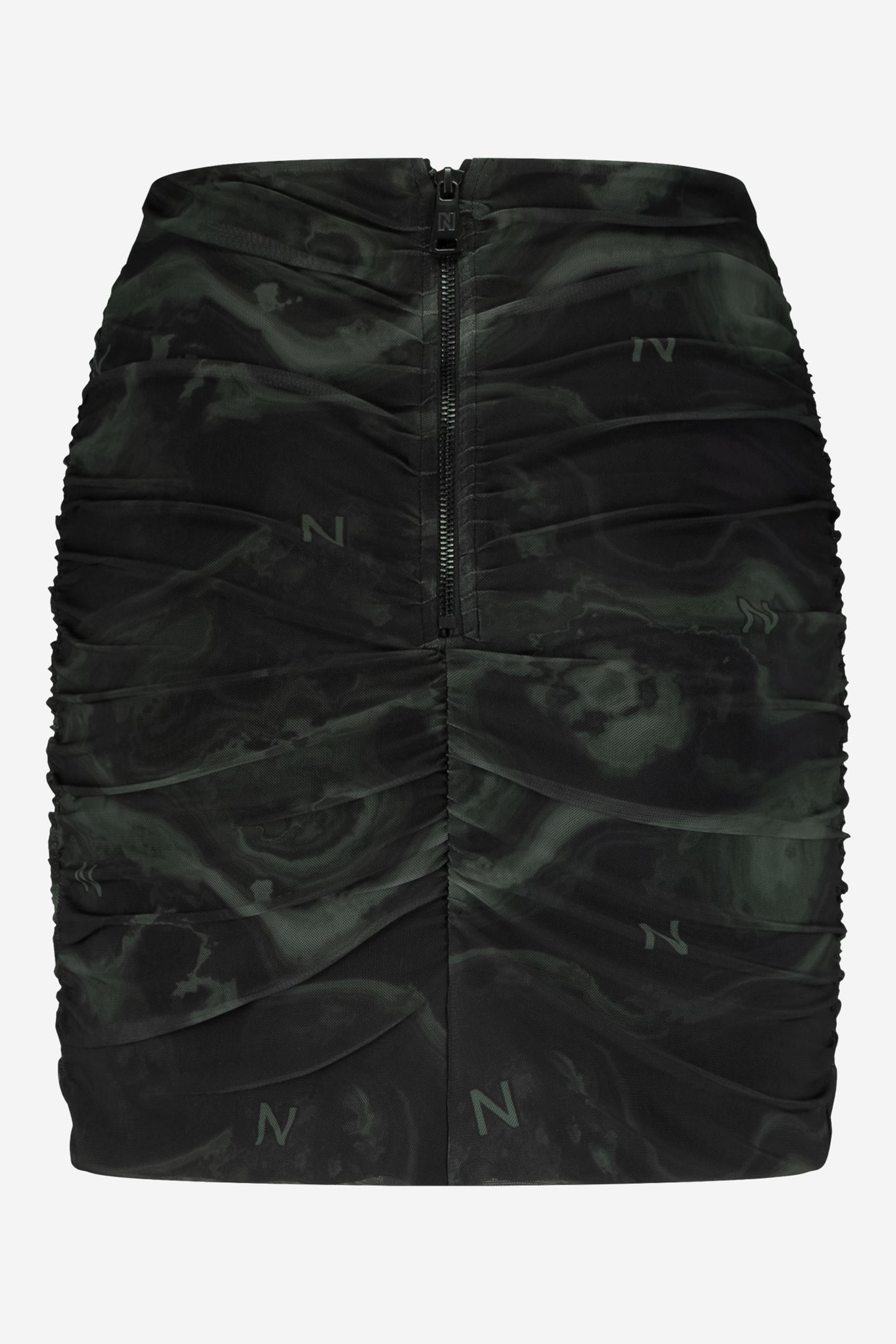 MARBLE MESH SKIRT NIGHT FOREST 2