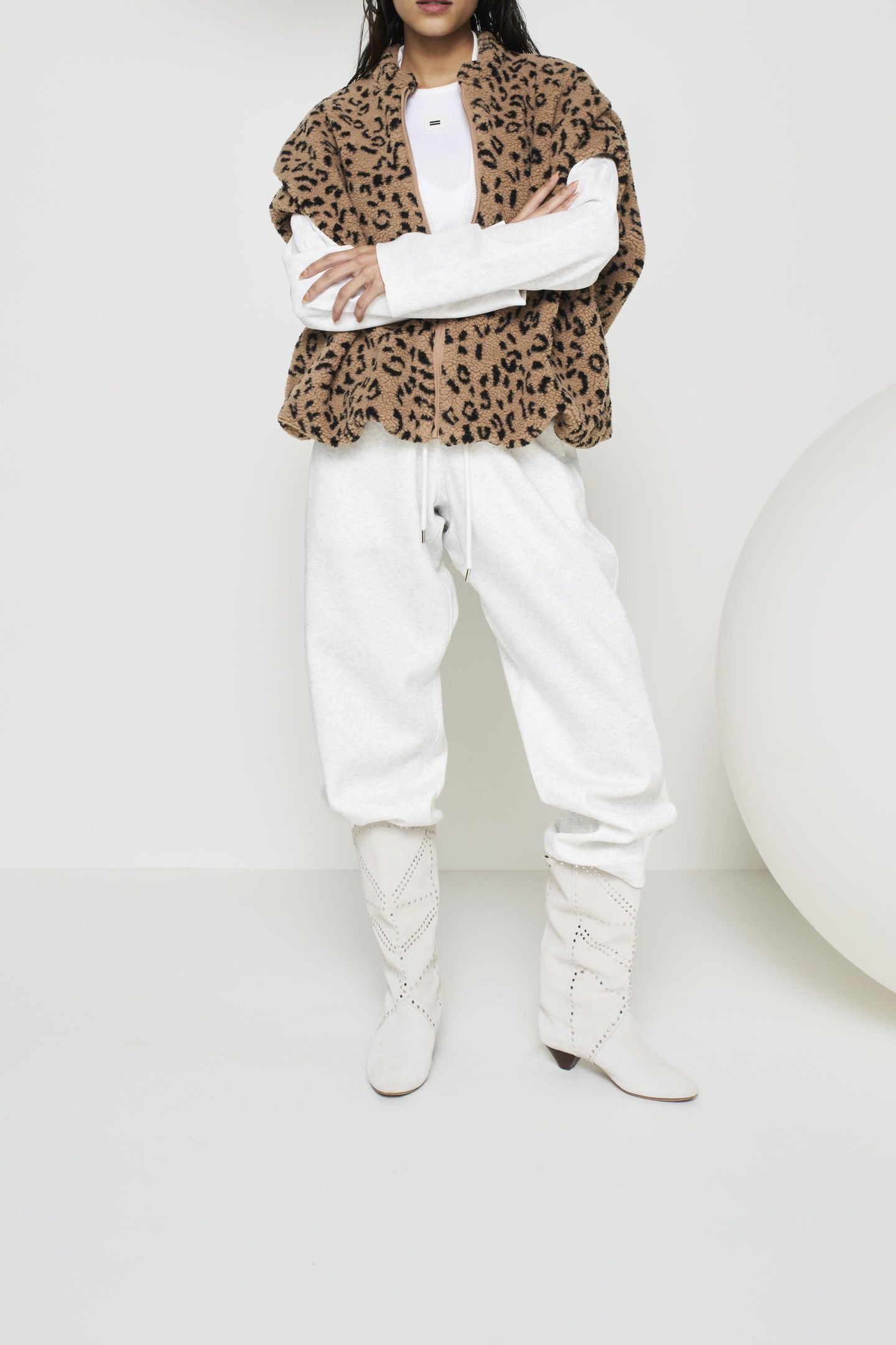 TEDDY GILET LEOPARD 1297 3