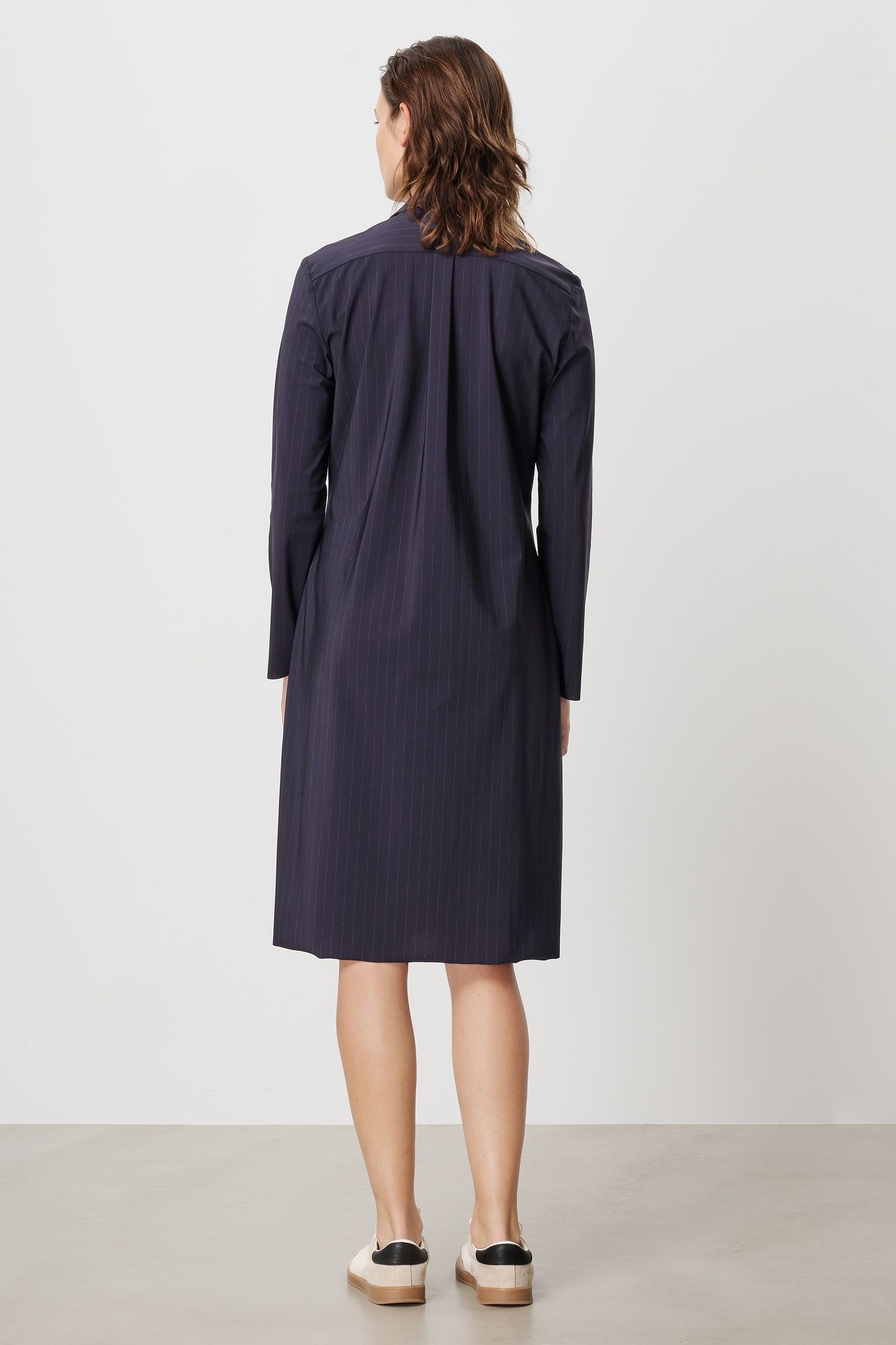 CRUZ PRINTED DRESS INK BLUE 4