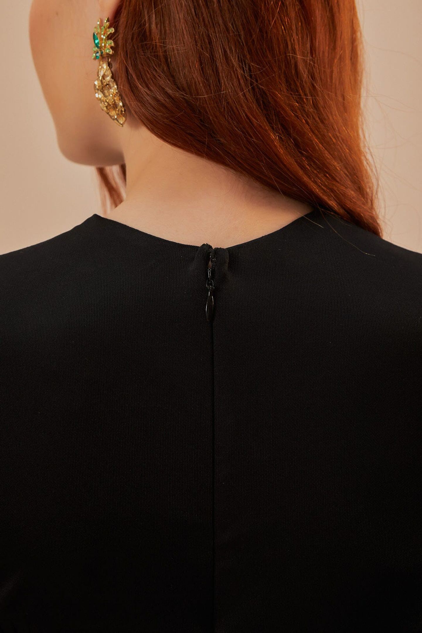 BLACK LONG SLEEVE KNOT JUMPSUIT 4