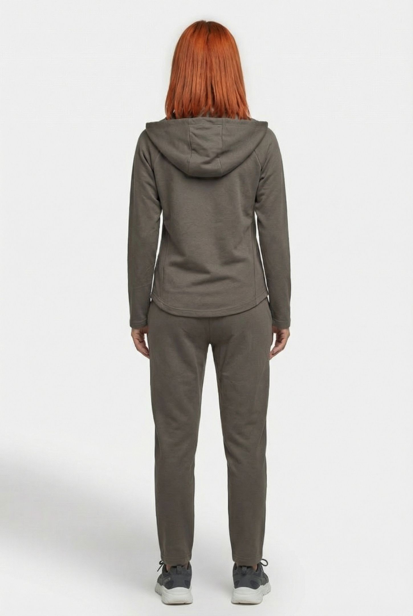 WOMAN TRACKSUIT BICOLOR A-AFW801S23 DUSTY OLIVE 18 0515 TPG 2
