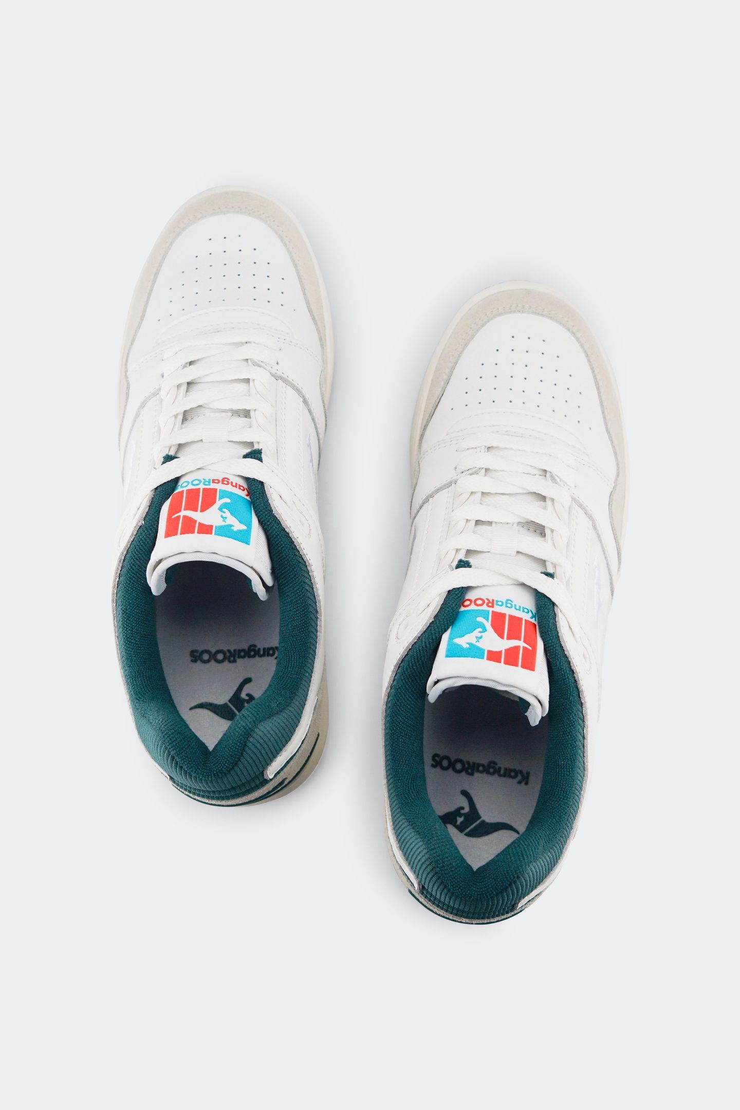 UNISEX HOT SHOT LO WHITE/FOREST 3