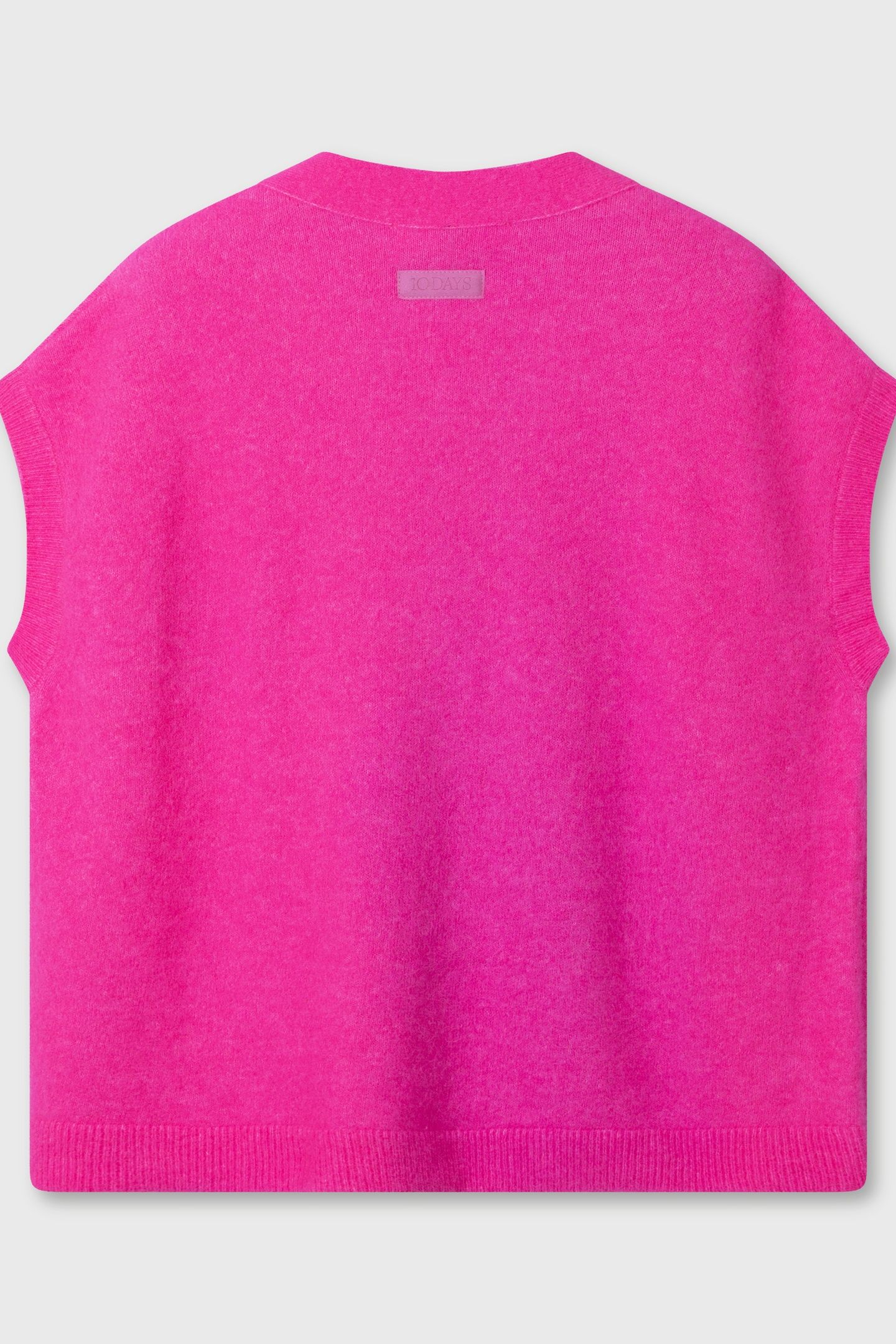KNIT GILET NEON PINK 4