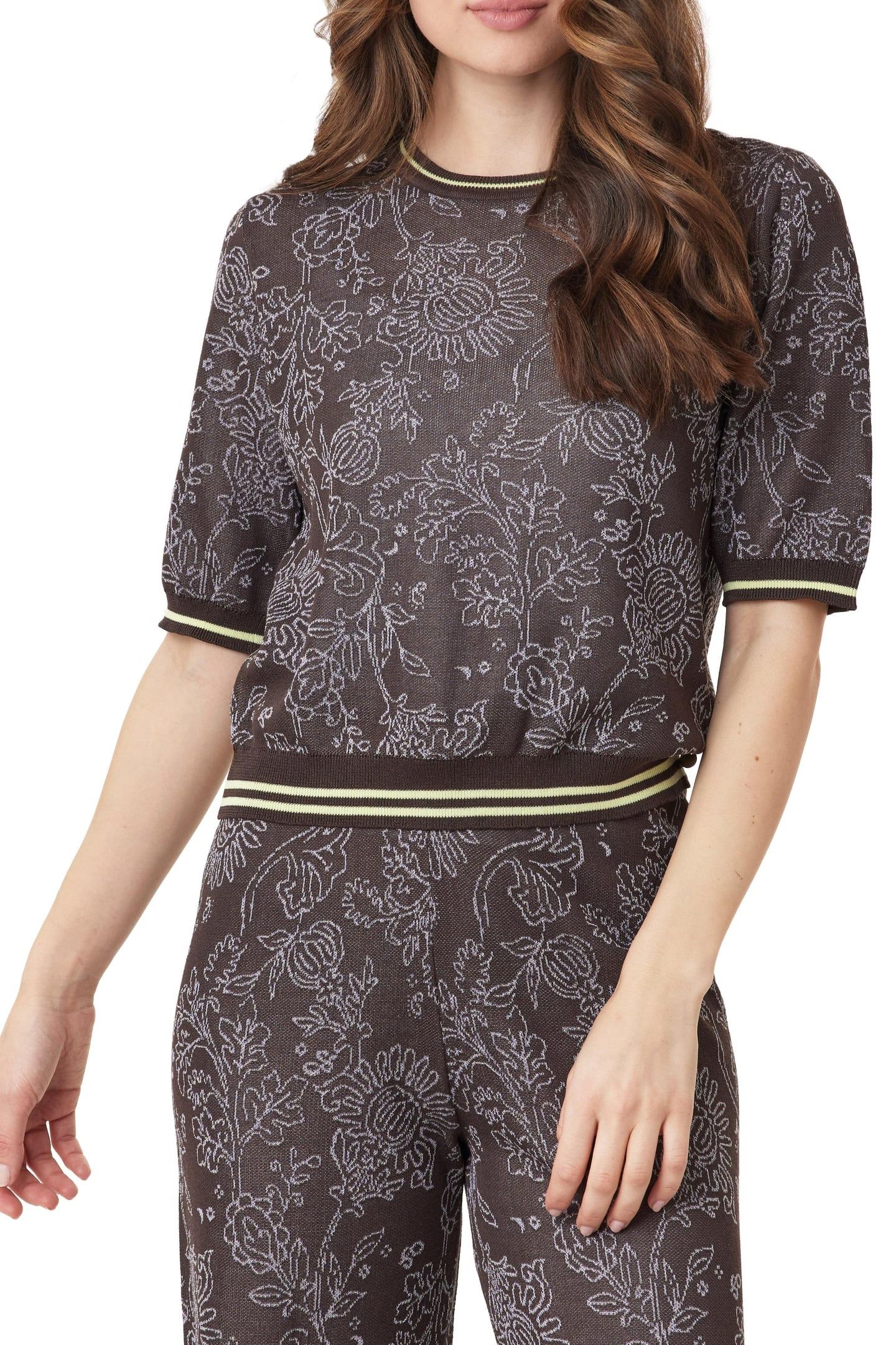 CREW NECK TEE HOT FUDGE ALL-OVER BANDANA 3