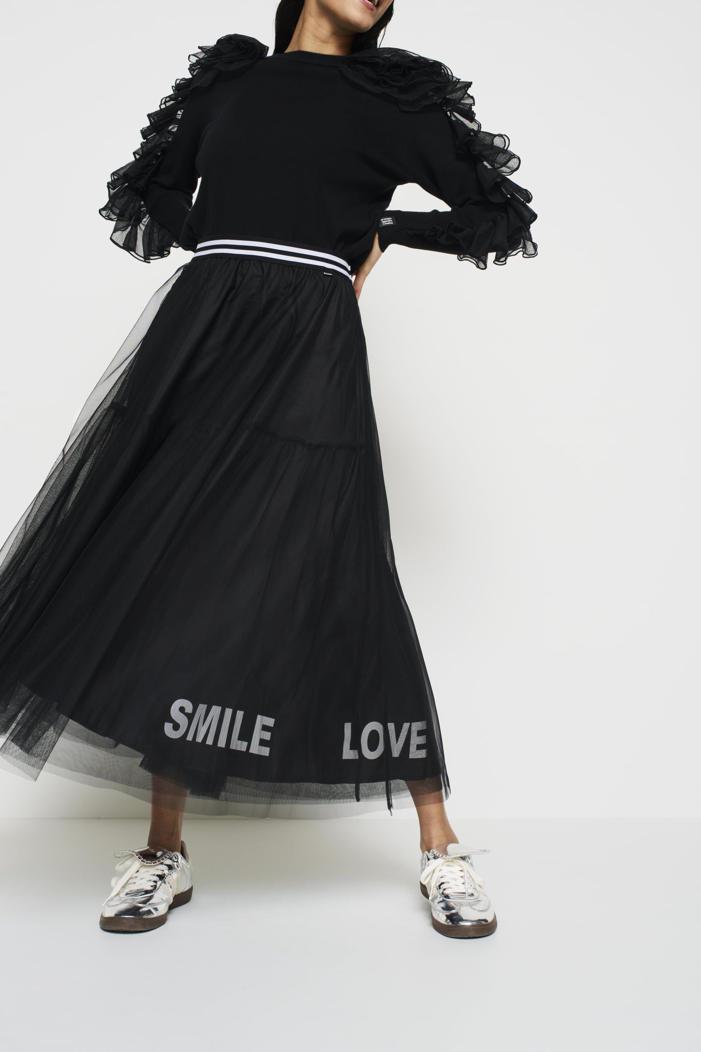 TULLE SKIRT BLACK 1