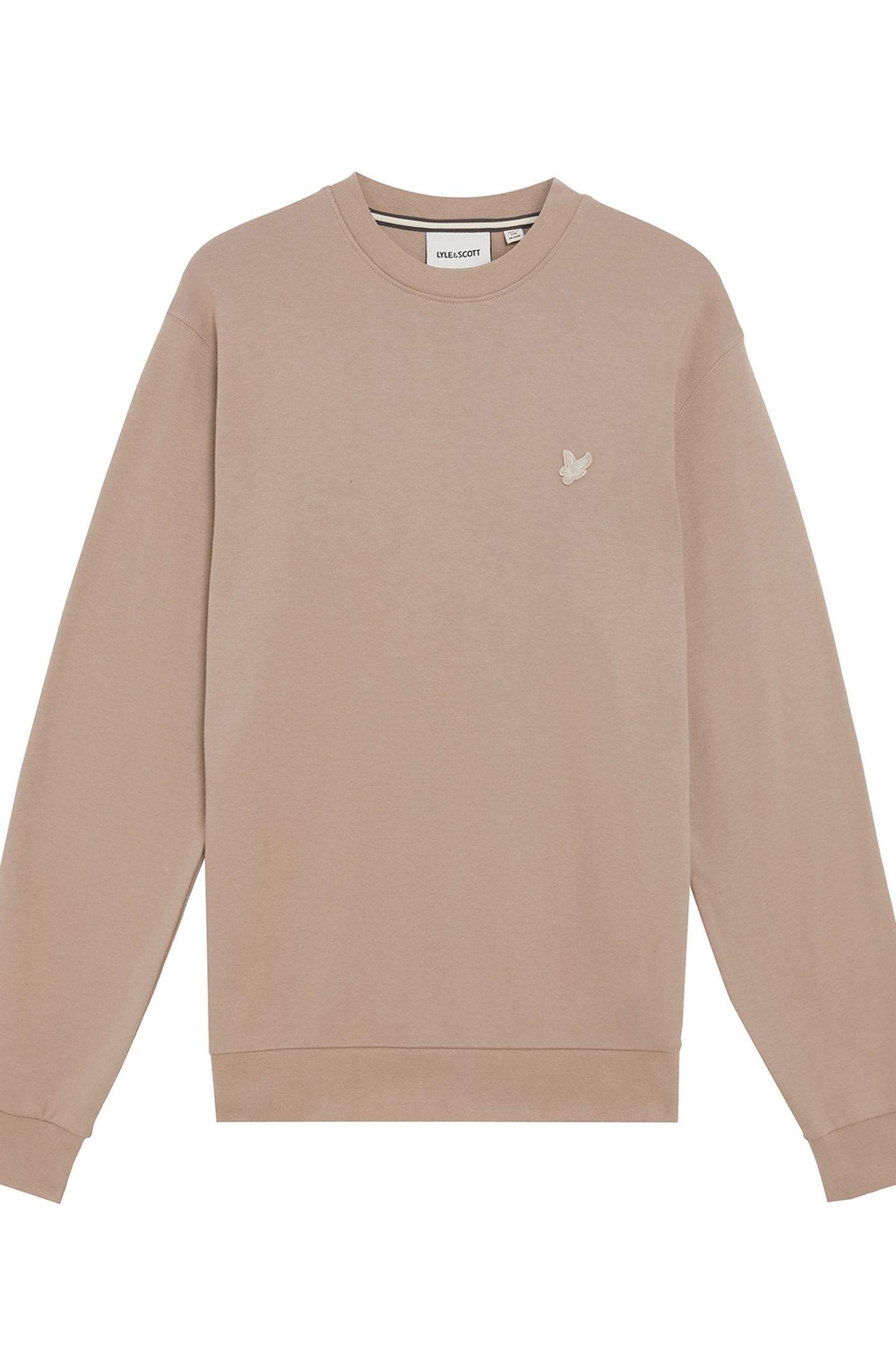 INTERLOCK CREW NECK SWEATSHIRT COBBLESTONE 3