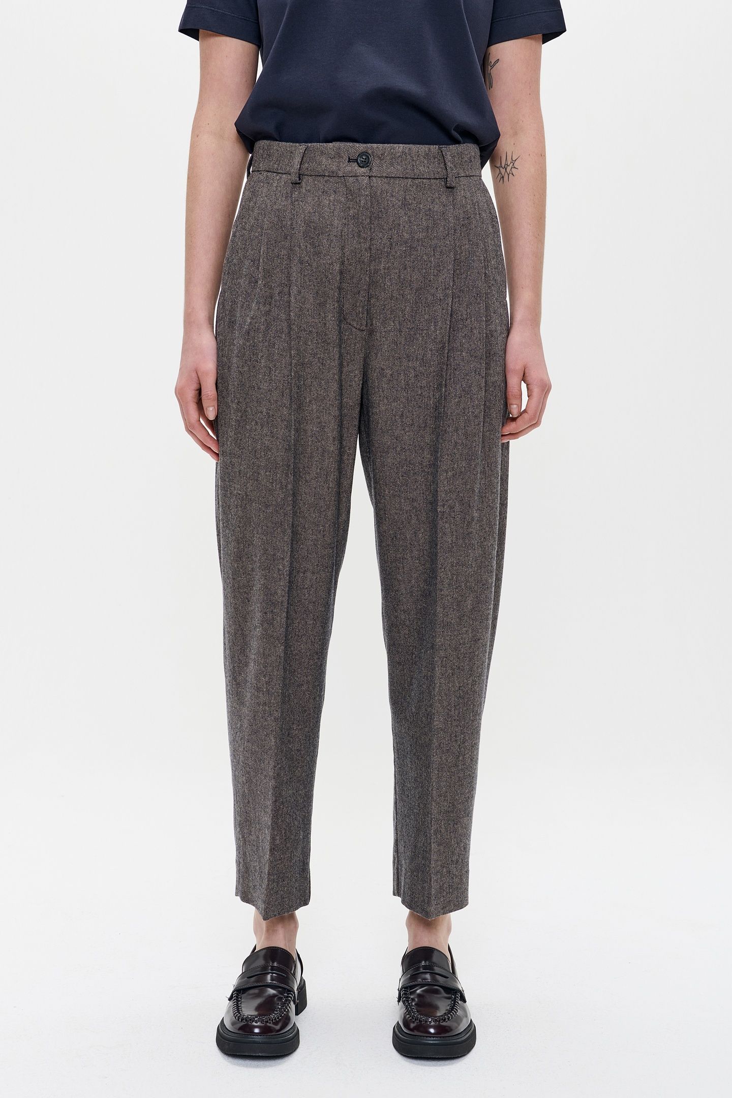 FLANNEL DAKOTA PANTS MIDNIGHT BLUE 1