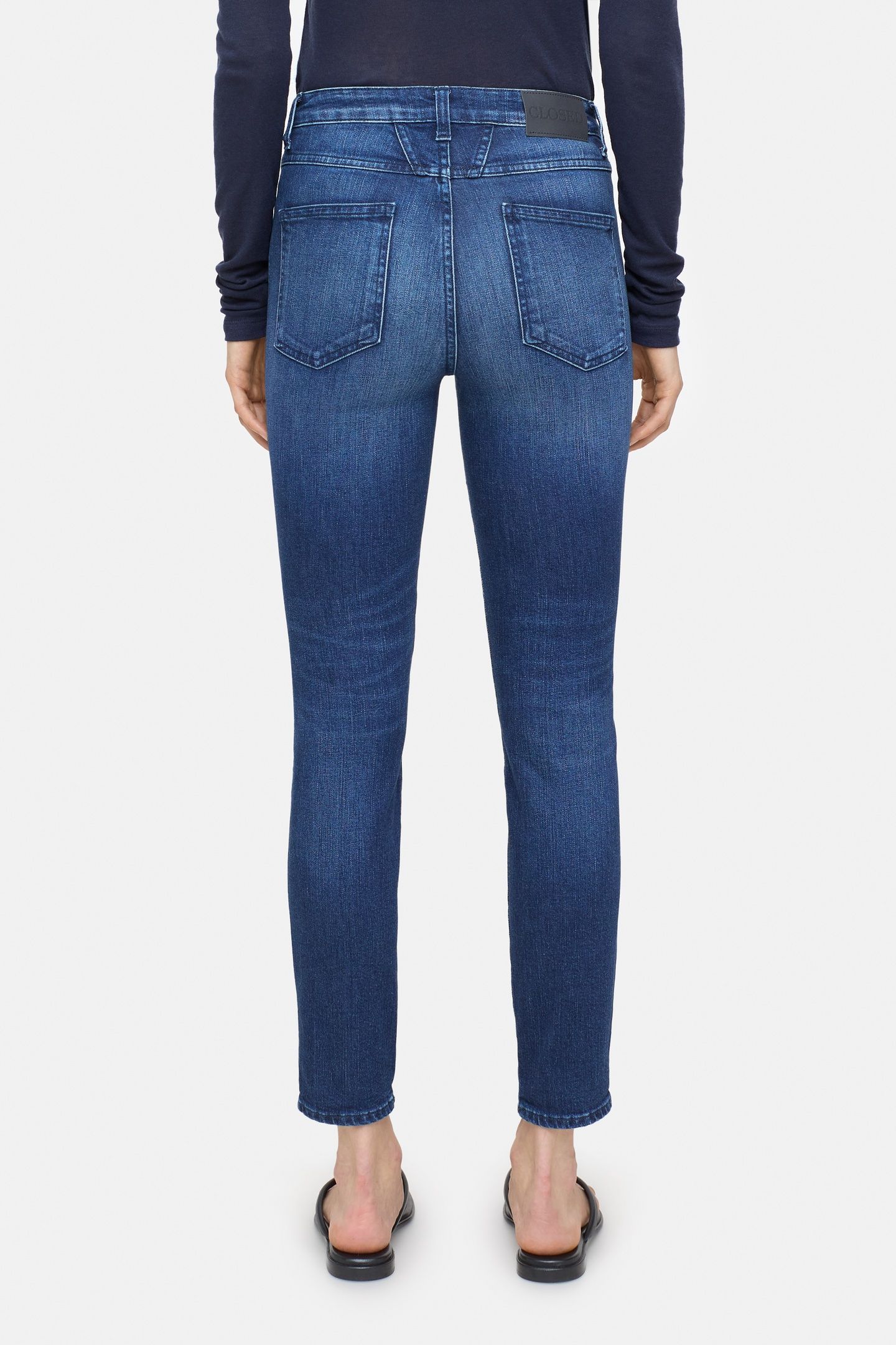 SKINNY PUSHER JEANS DARK BLUE 2