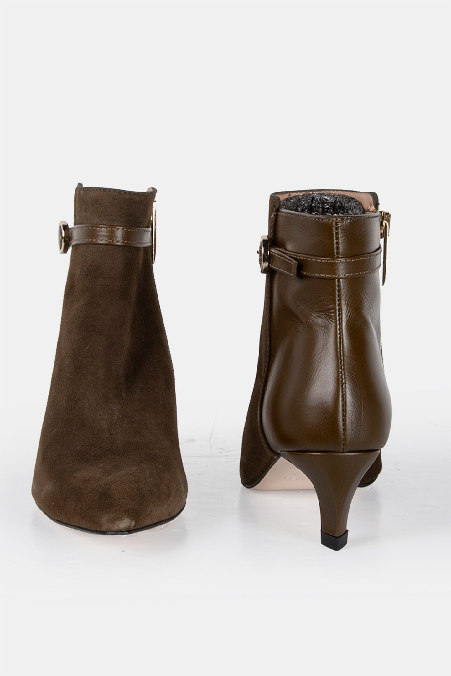 ALMA - POINTED PEARL BUCK OLIVE 3