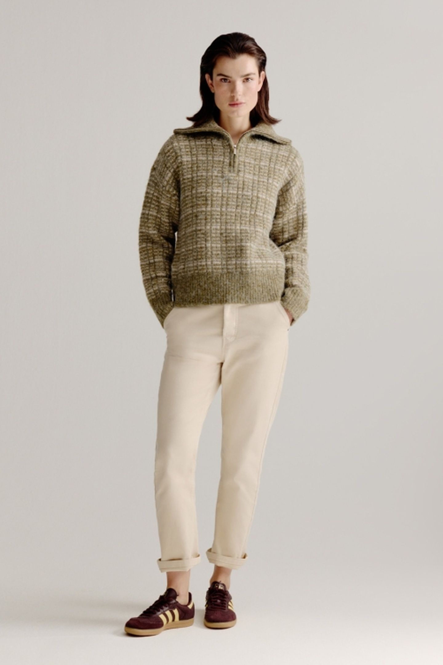 LISETTE SWEATER MOSS GREEN 2
