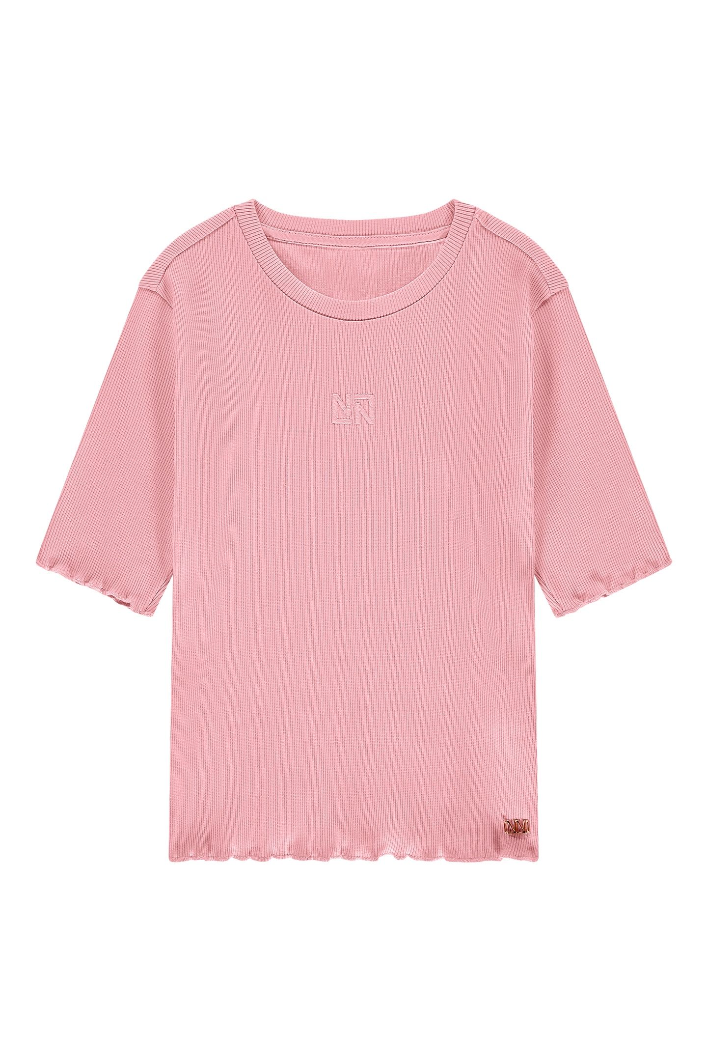 SYLVIA RIB TOP MISTY ROSE 2