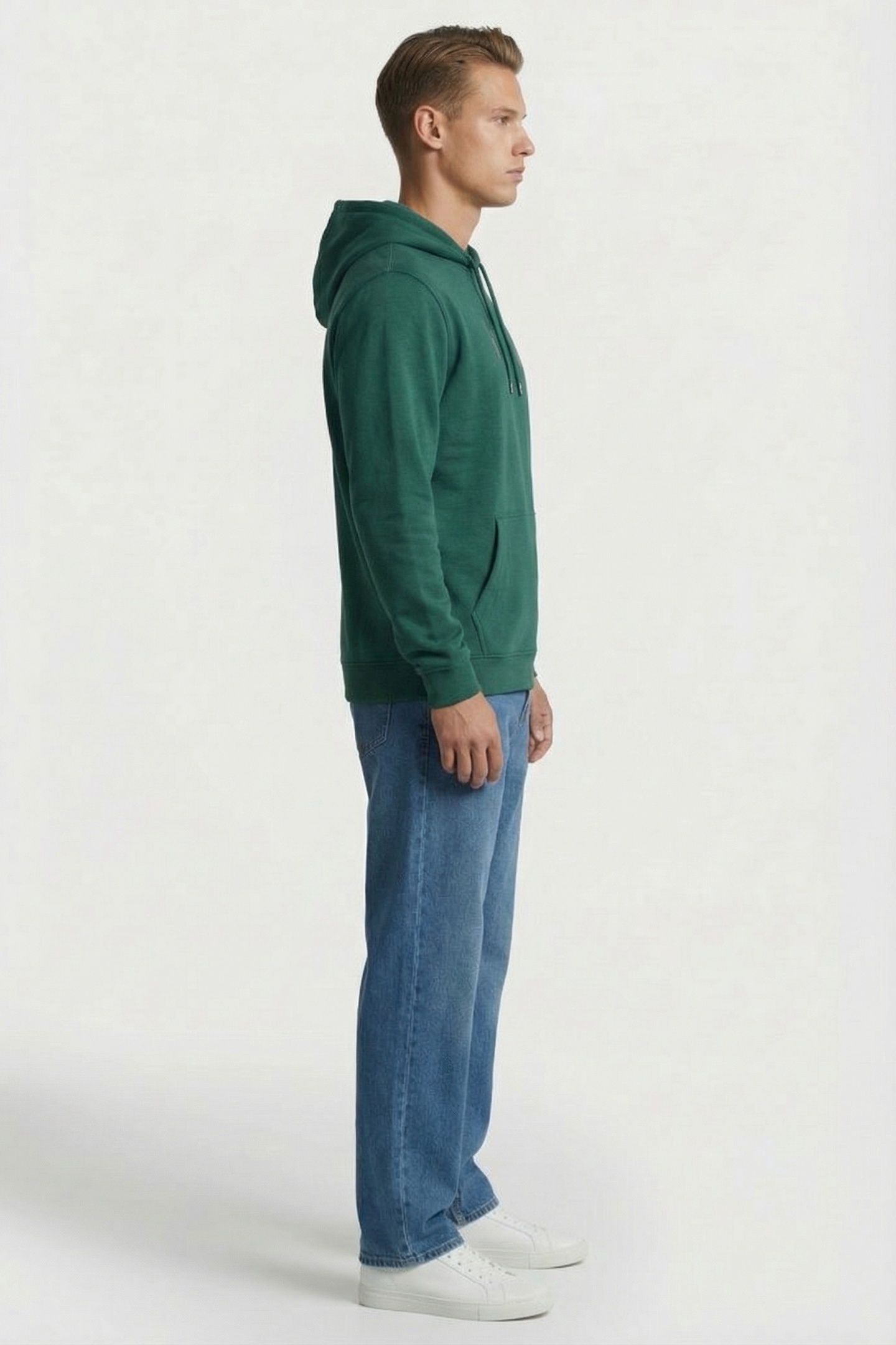 UNISEX ZOLTAN LOGO HOODY POSY GREEN 3