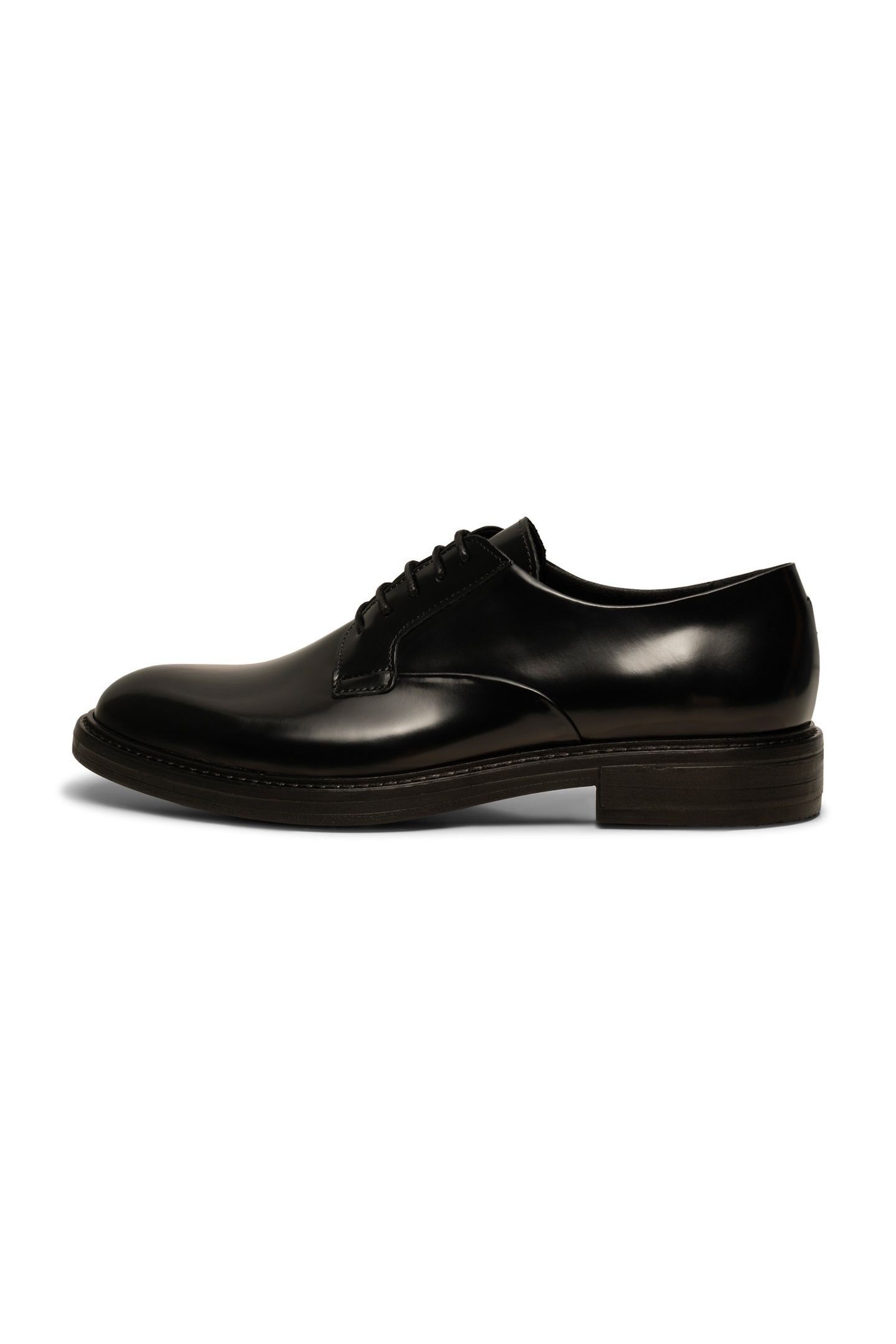 STANLEY DERBY POLIDO LEATHER SHOES BLACK 2
