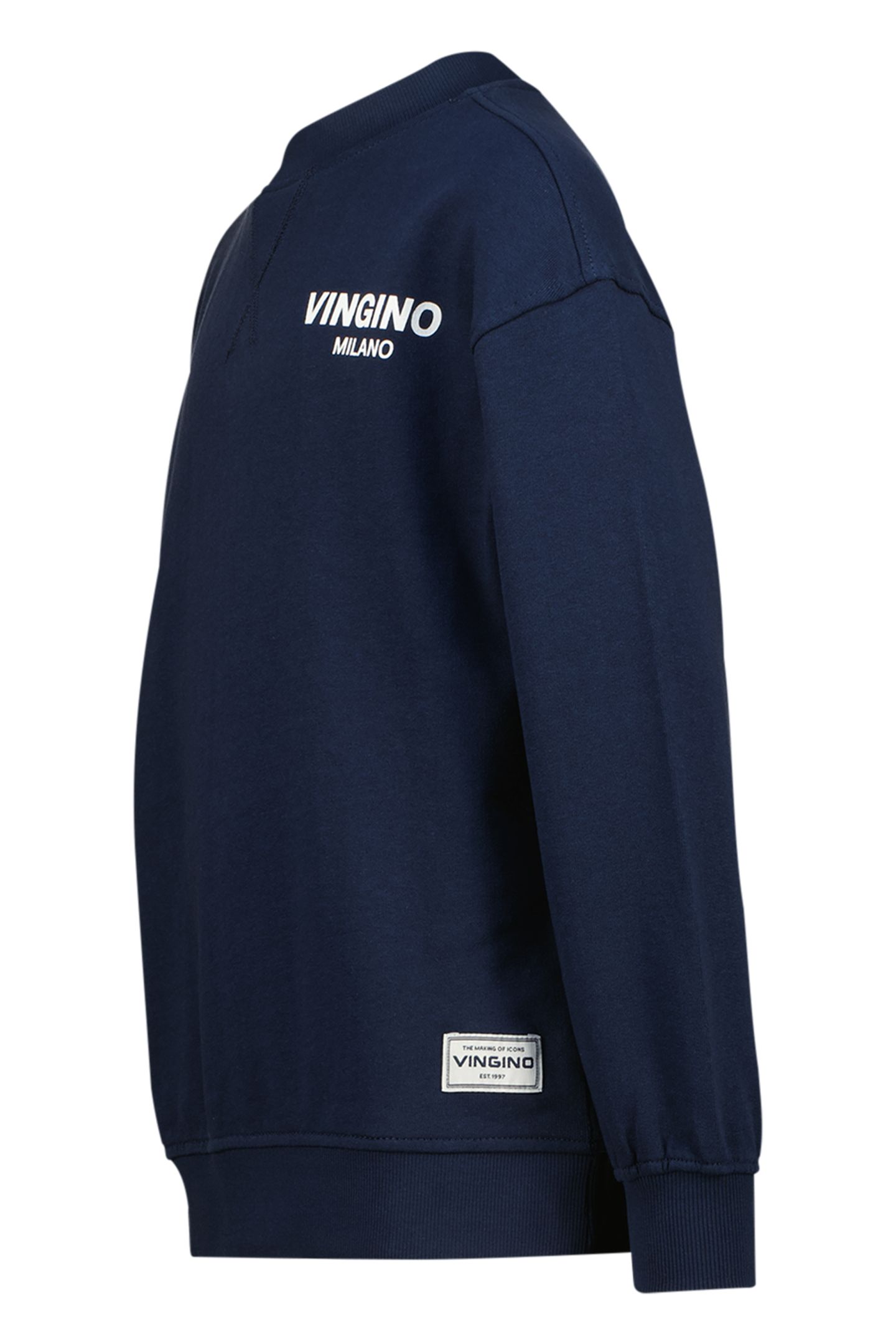 BOYS CREWNECK BASIC SWEATER DARK BLUE 3