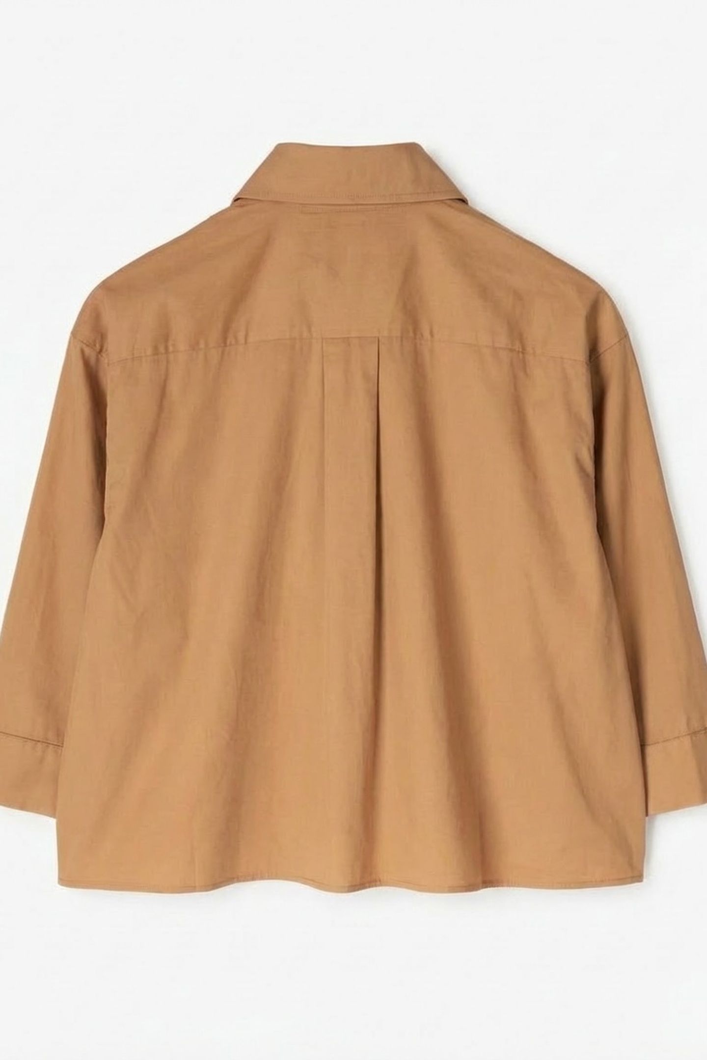 MIRACLE SHIRT POPLIN CAMEL 3