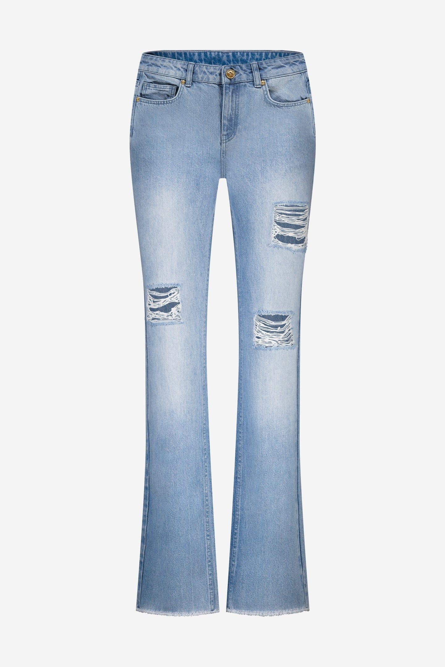 ISIS DESTROY JEANS LIGHT BLUE 1