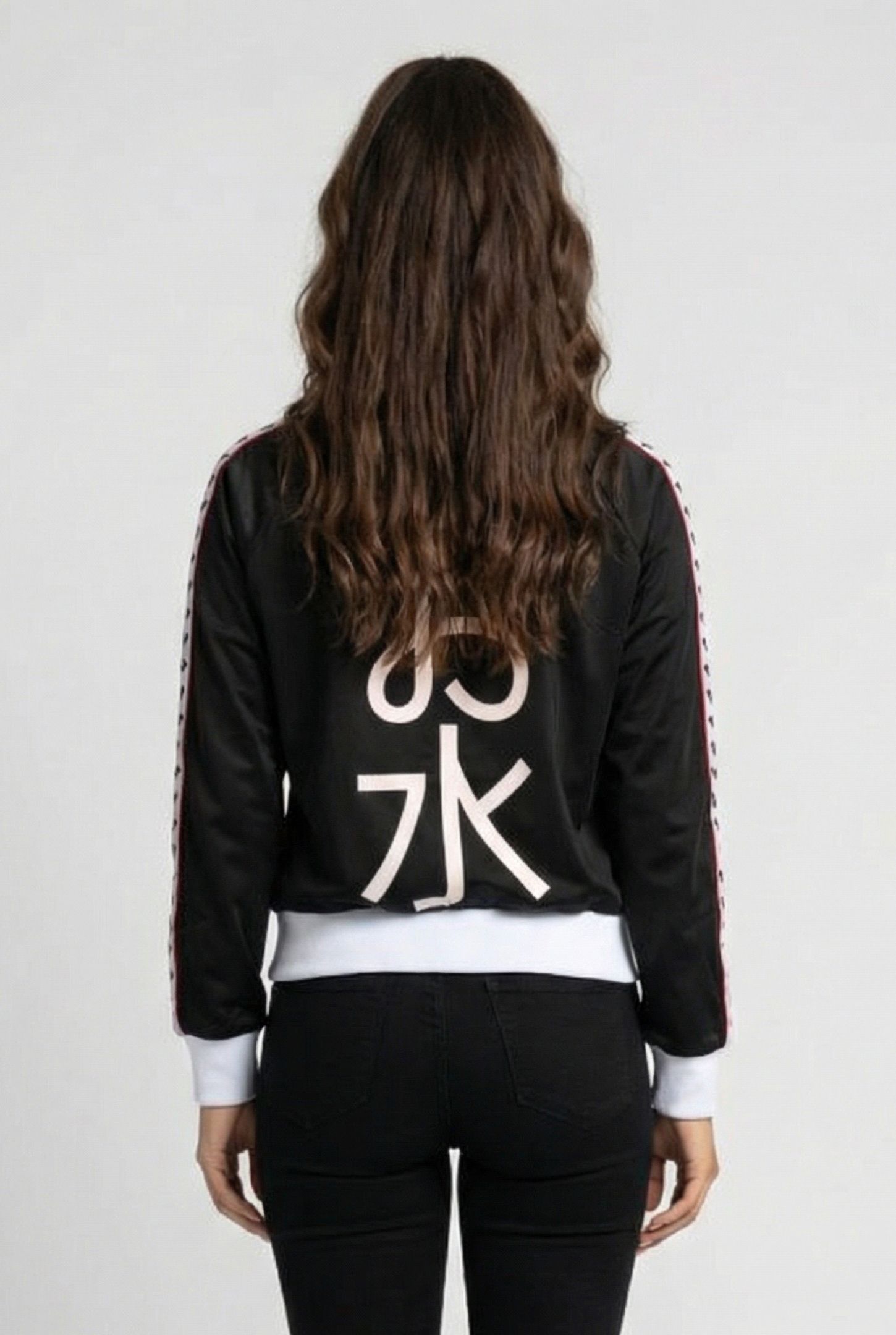 W RELAX IV TEAM JACKET MIZU BLACK WHITE BLACK 2