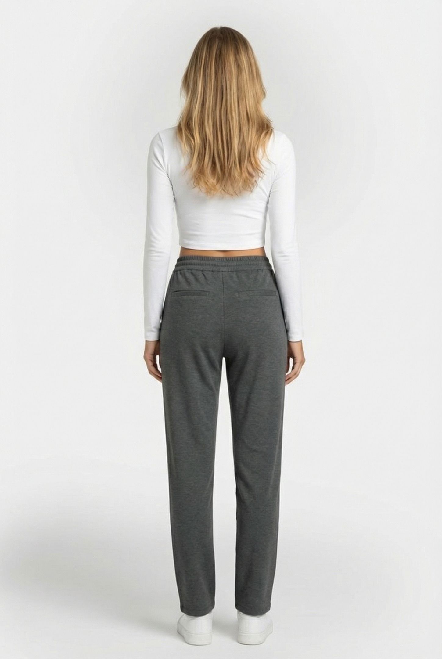 S.OLIVER PANT GREY/BLACK 2