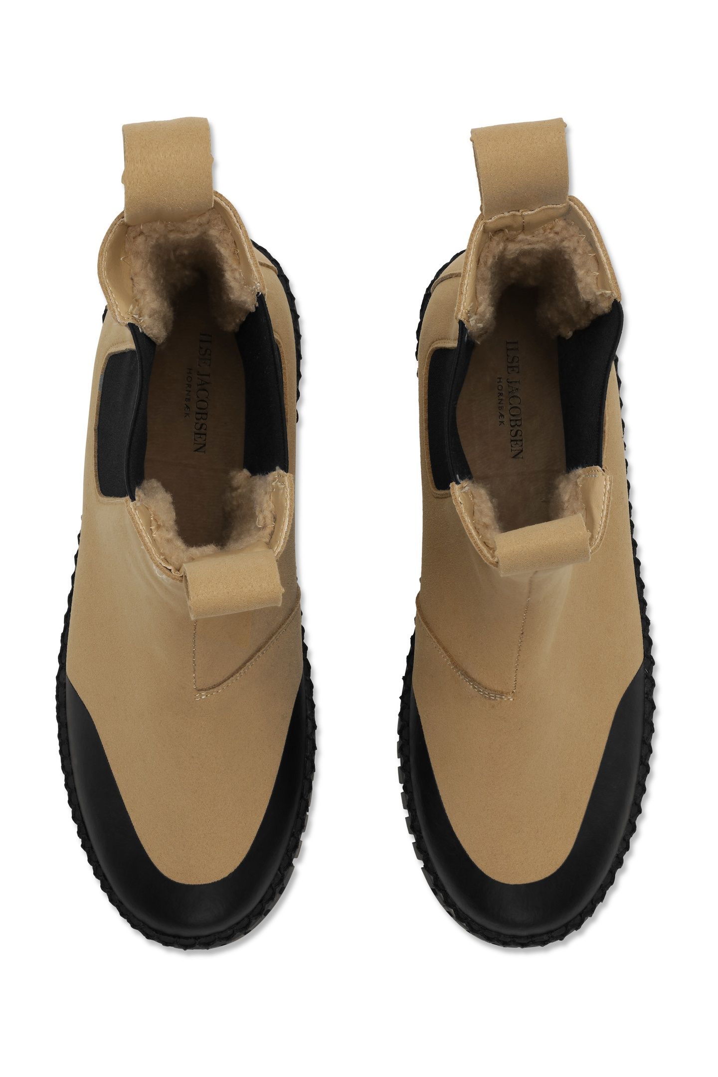 TULIP6298 CHELSEA BOOTS LATTE BLACK 3