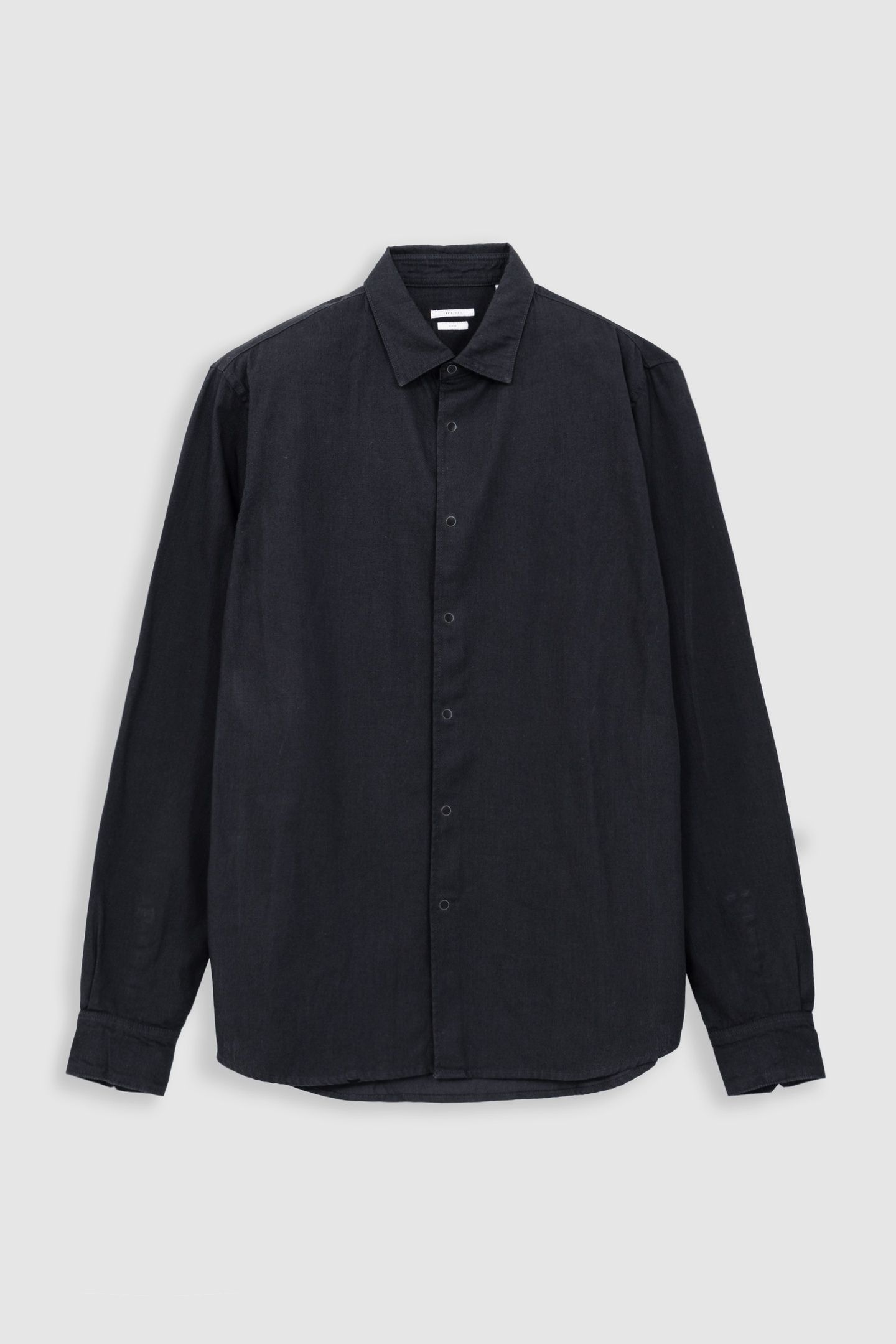 UPCYCLED BLACK DENIM WATERLESS REGULAR SHIRT 4