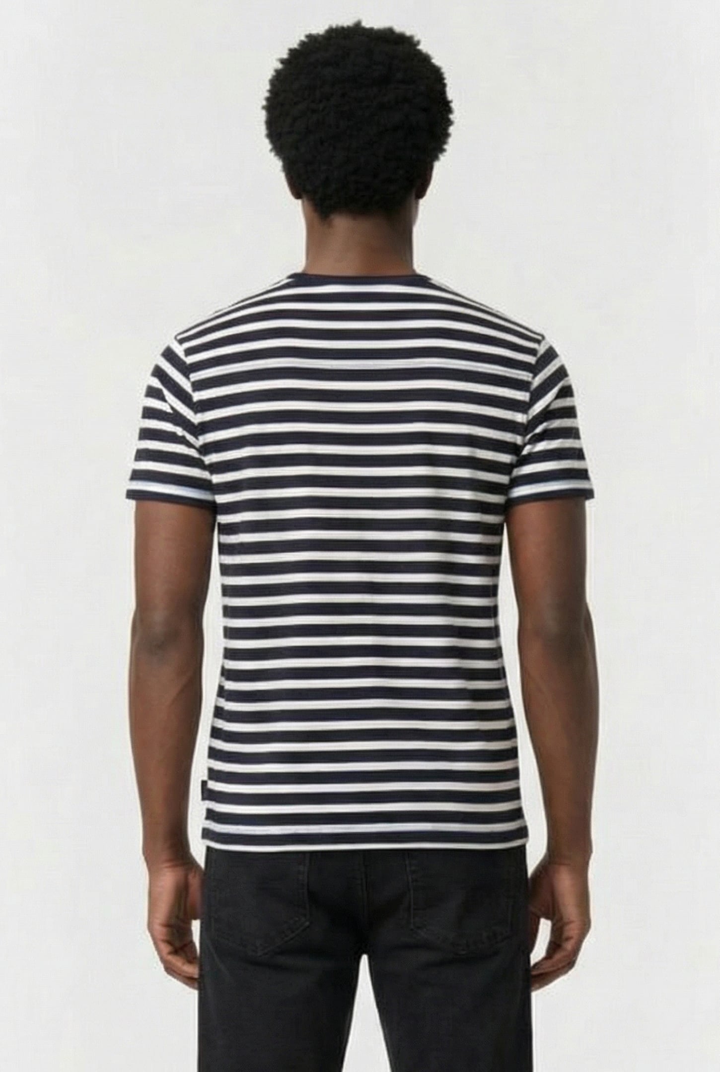 MID STRIPE POCKET Y/D SS25 MARINE/ECRU 2