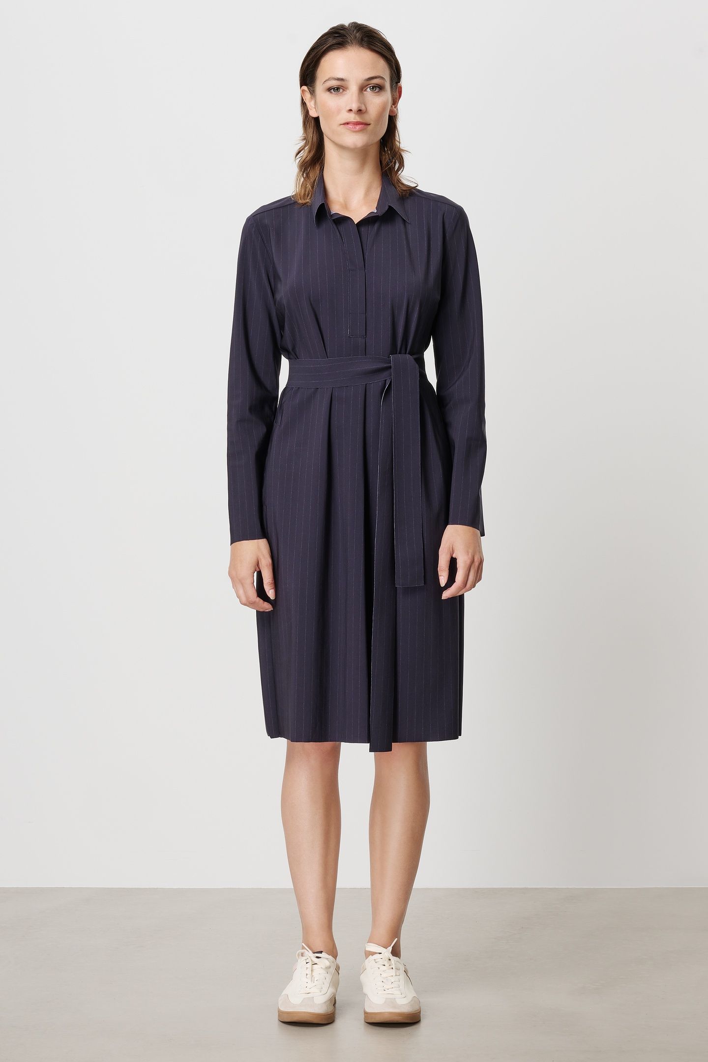 CRUZ PRINTED DRESS INK BLUE 2
