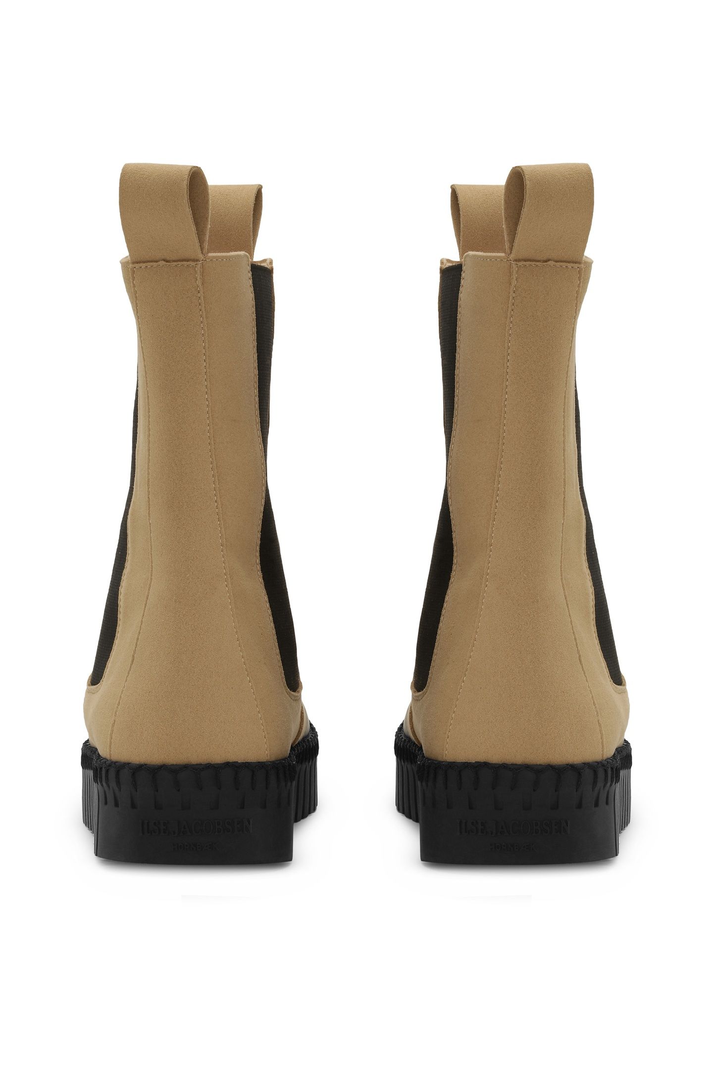 TULIP6298 CHELSEA BOOTS LATTE BLACK 6
