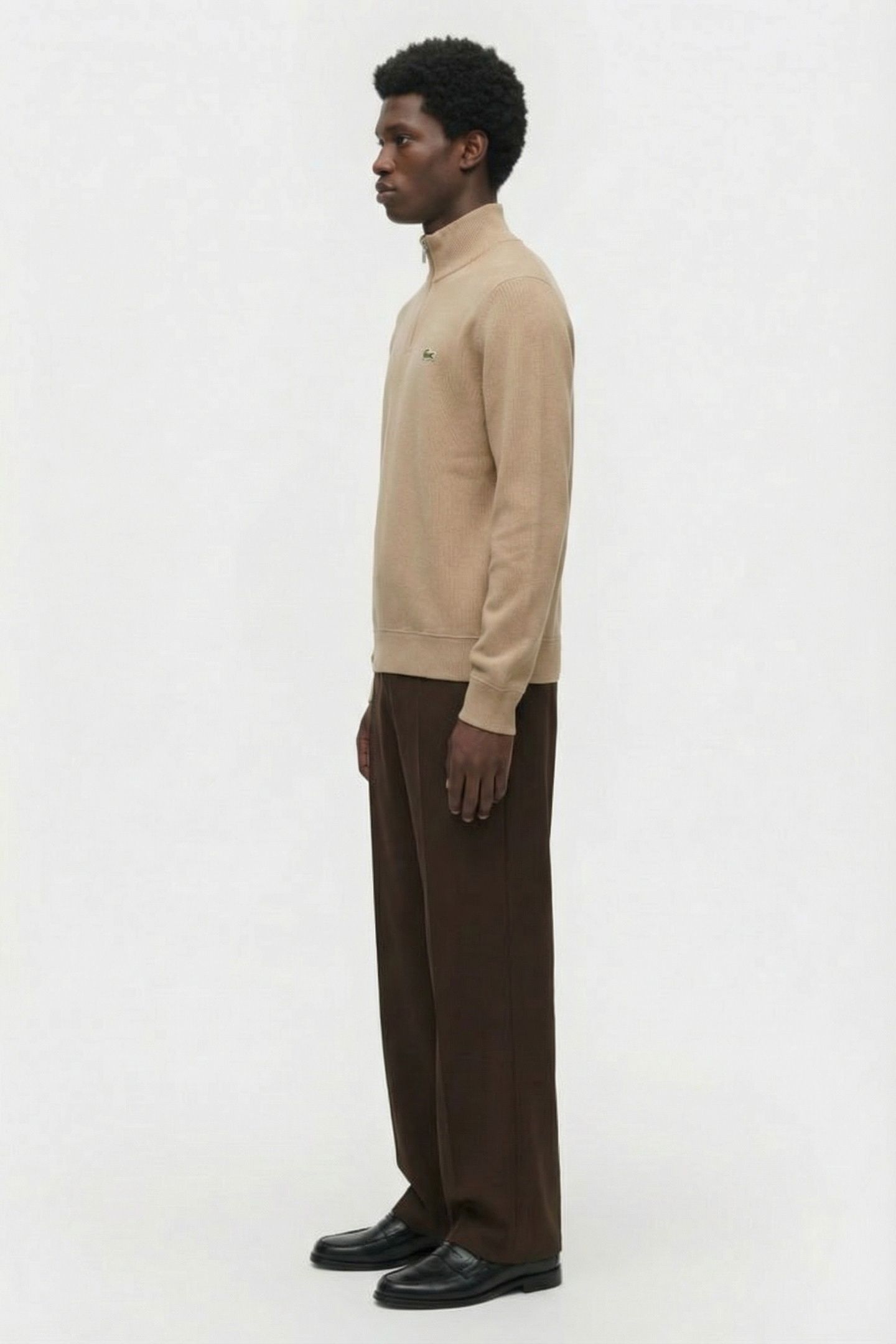 ZIP-UP HIGH NECK INTERLOCK SWEATSHIRT VIENNESE 3