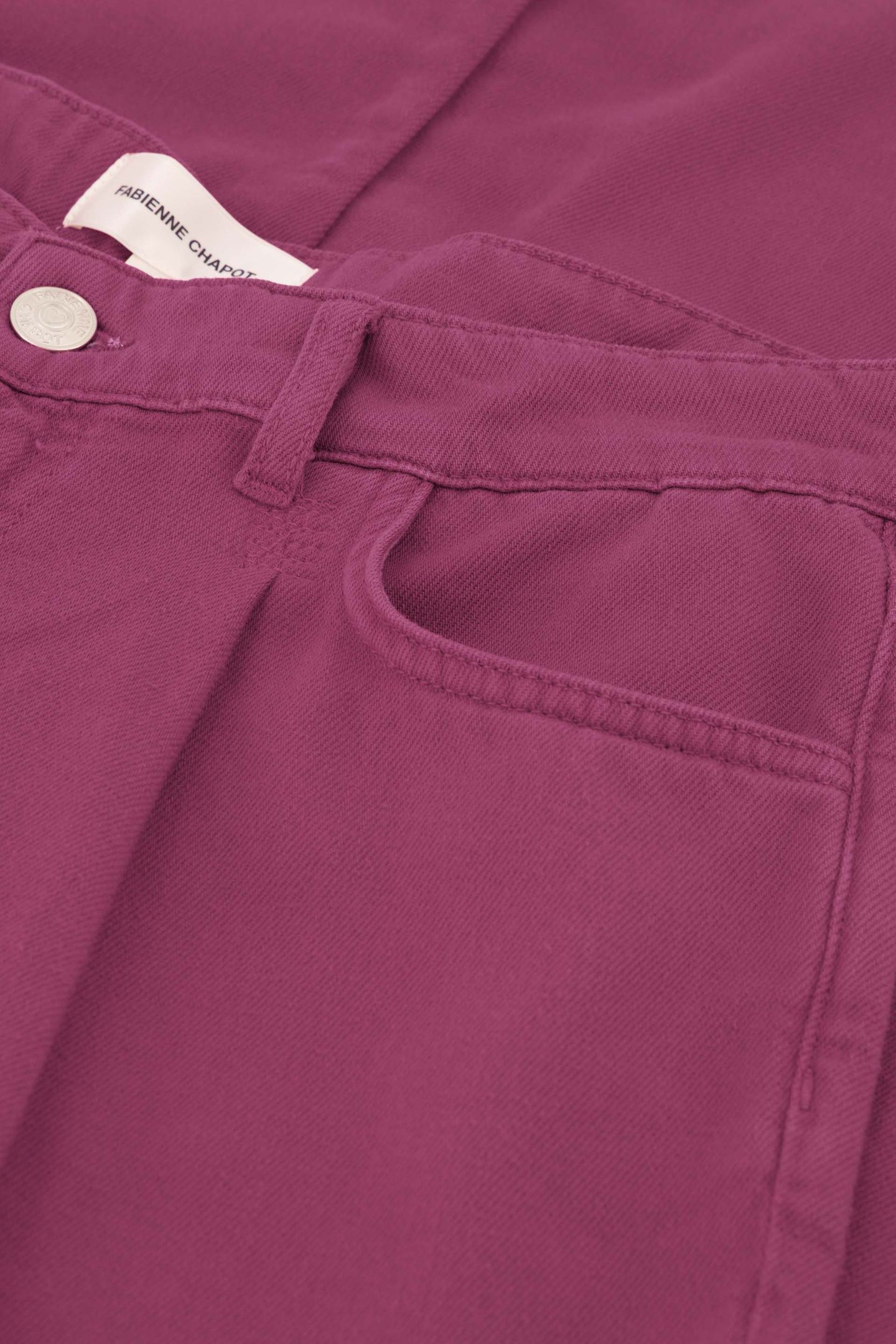 LUCY WIDE LEG JEANS RAZZY PINK 4