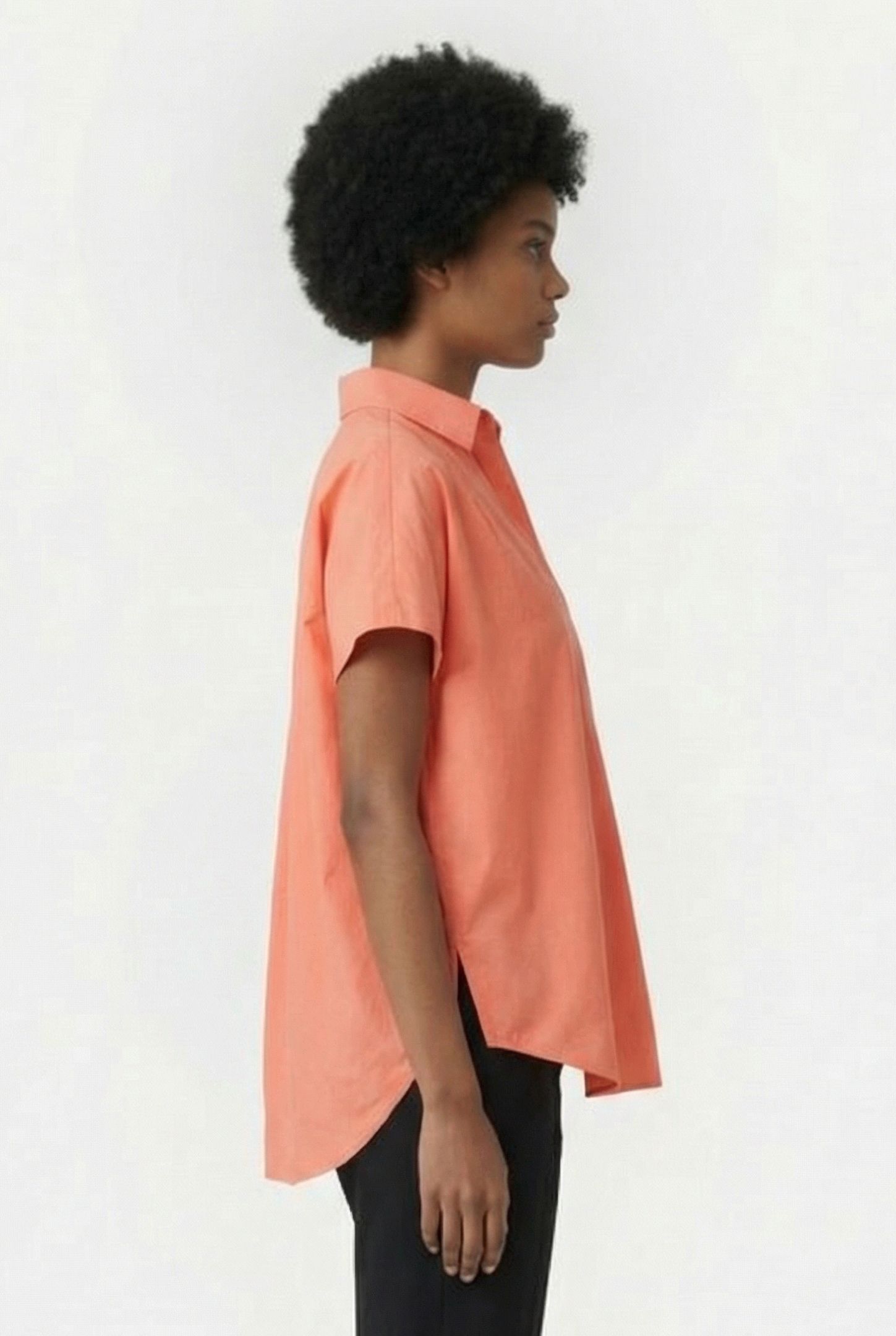 CELE RHODES POPLIN SLVLSS SHRT CORAL 3