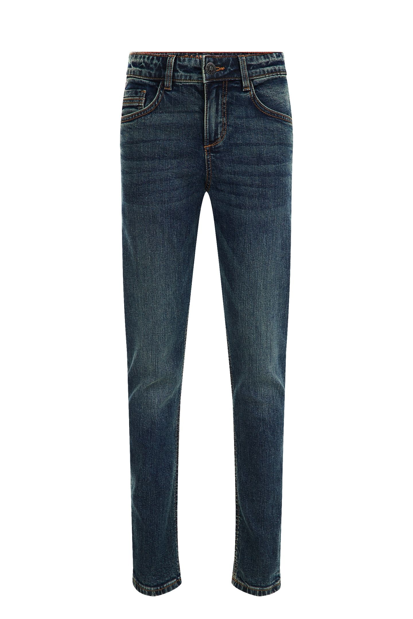 5-POCKET MID WAIST GREEN BLUE 3