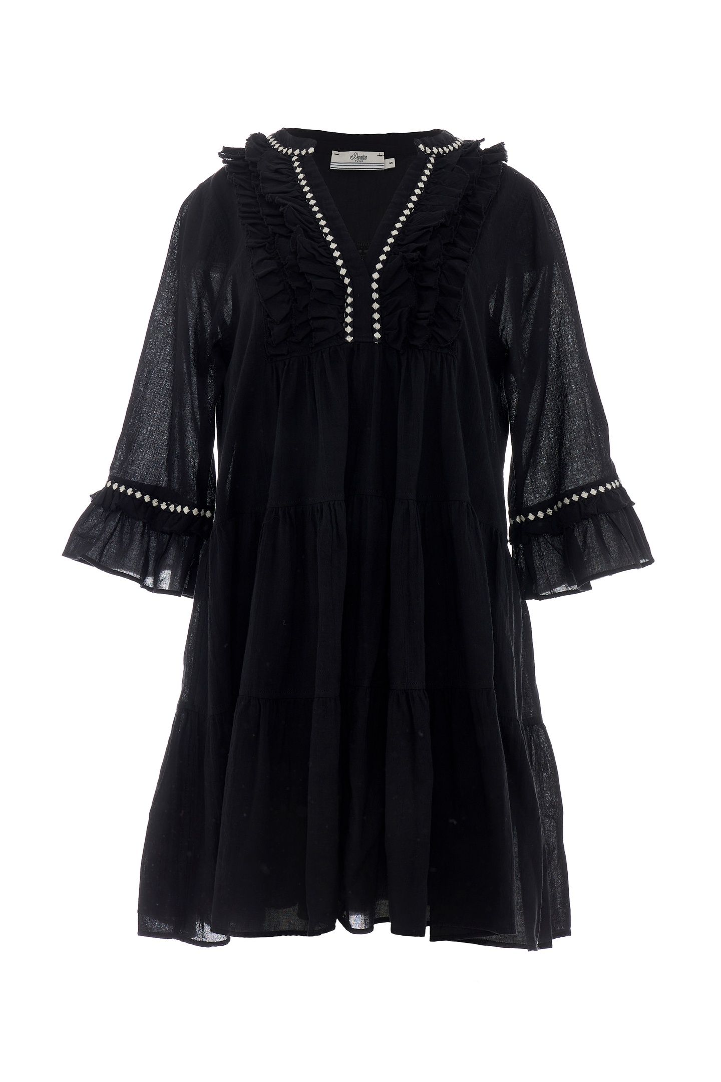 EFISTO SHORT DRESS GAZE BLACK 2