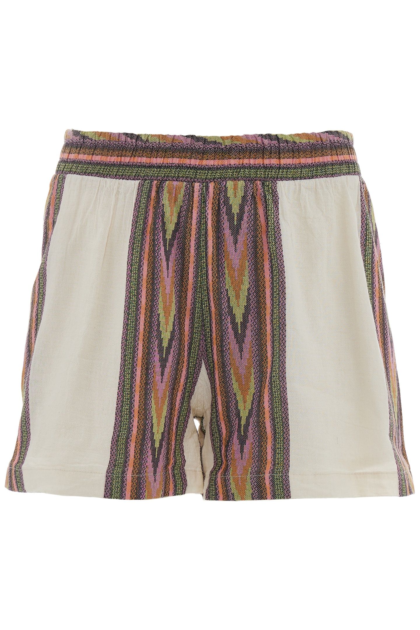 ATI SHORTS JACQUARD PINK GREEN 1