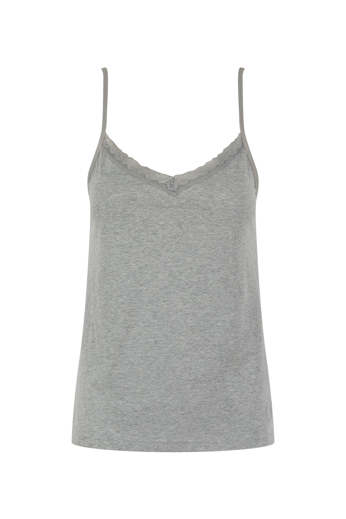 QUINN 2PK CAMI BELLWETHER BLUE/ GREY MARL 4
