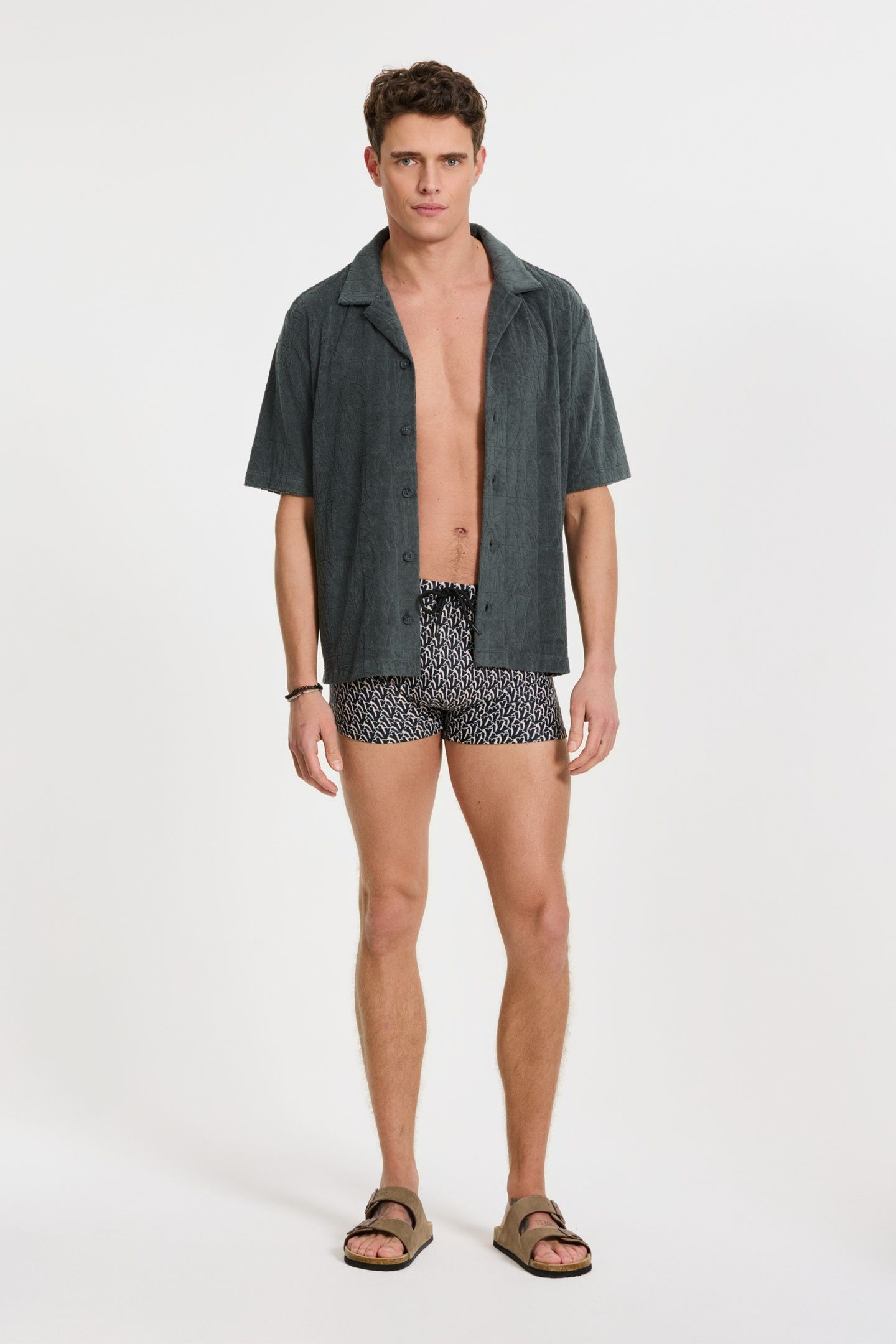 SEP SWIM BOXER WAVY CORAL BLACK WAVY CORAL 4