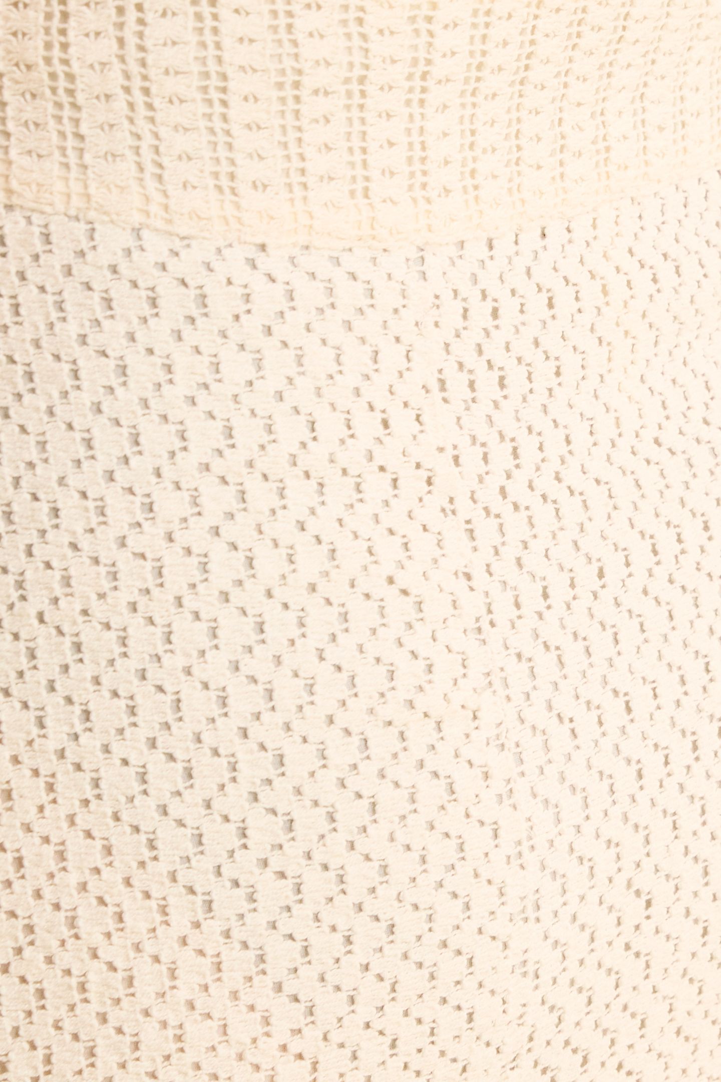SHORT ECRU LACE SKIRT ECRU 8
