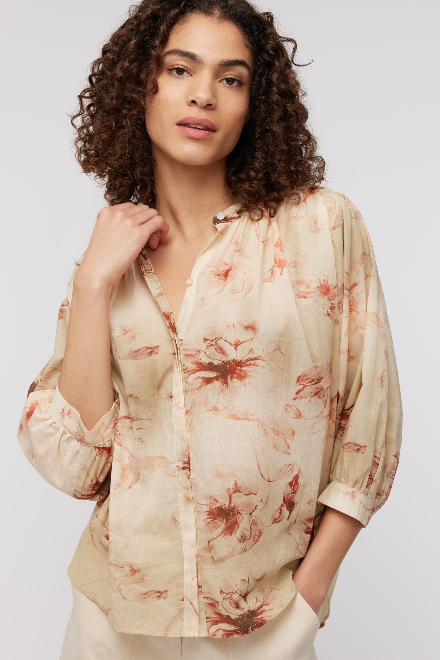 KITTY BLOUSE PINK 3